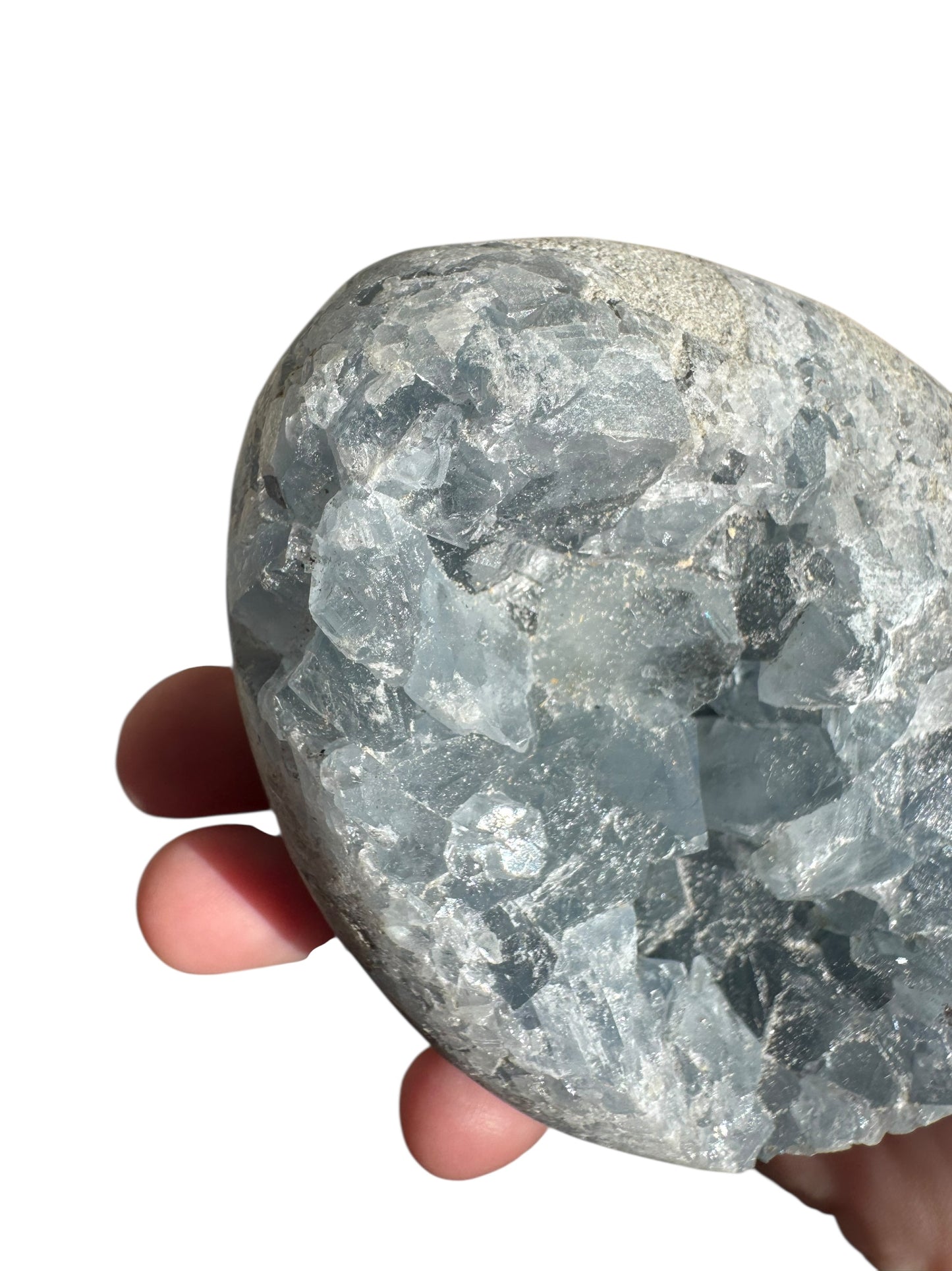 Blue Celestite Egg