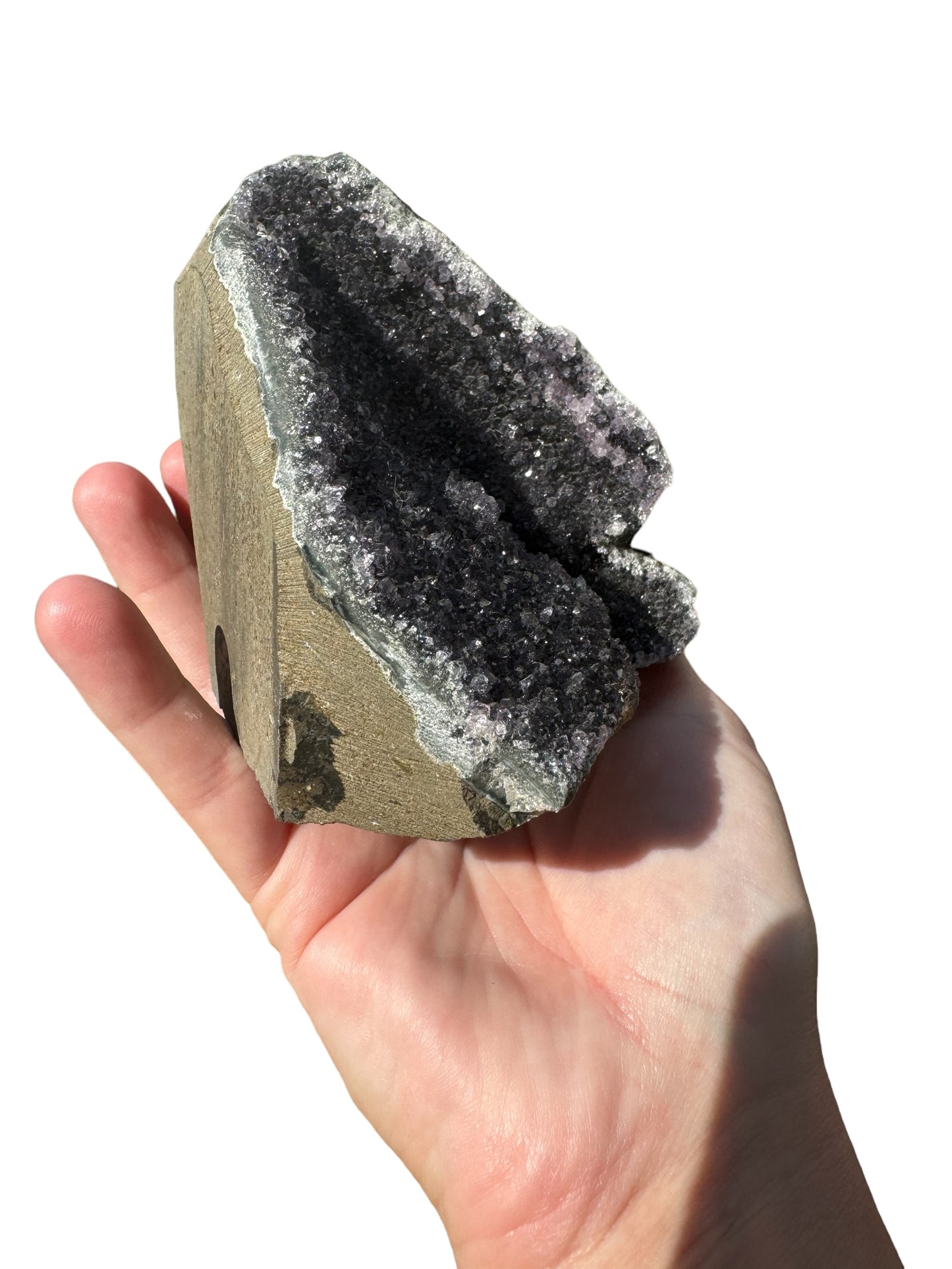 Black Amethyst Cut Base