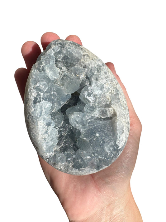 Blue Celestite Egg