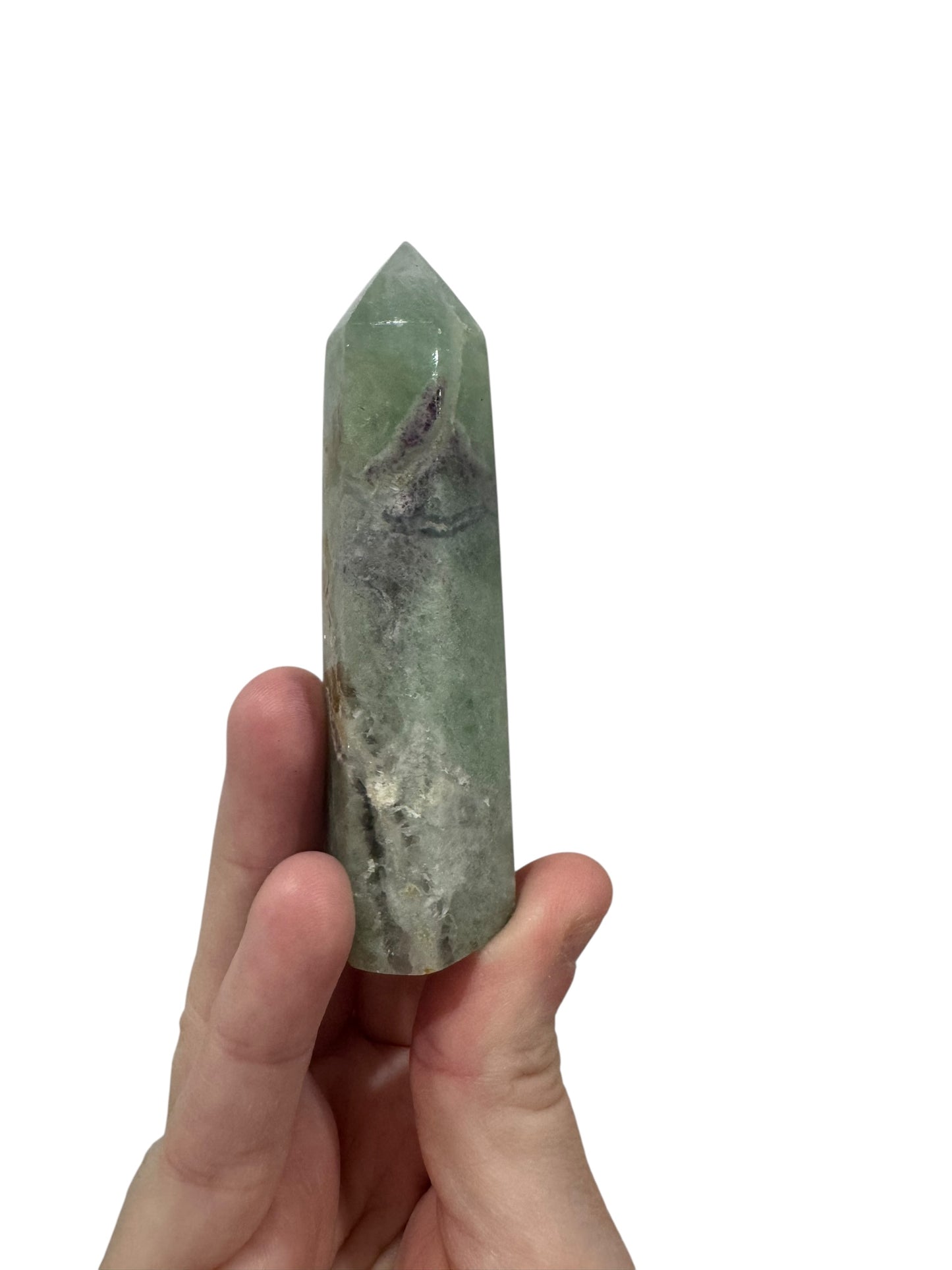 Rainbow Fluorite Tower (B)
