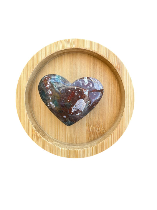 Ocean Jasper Heart