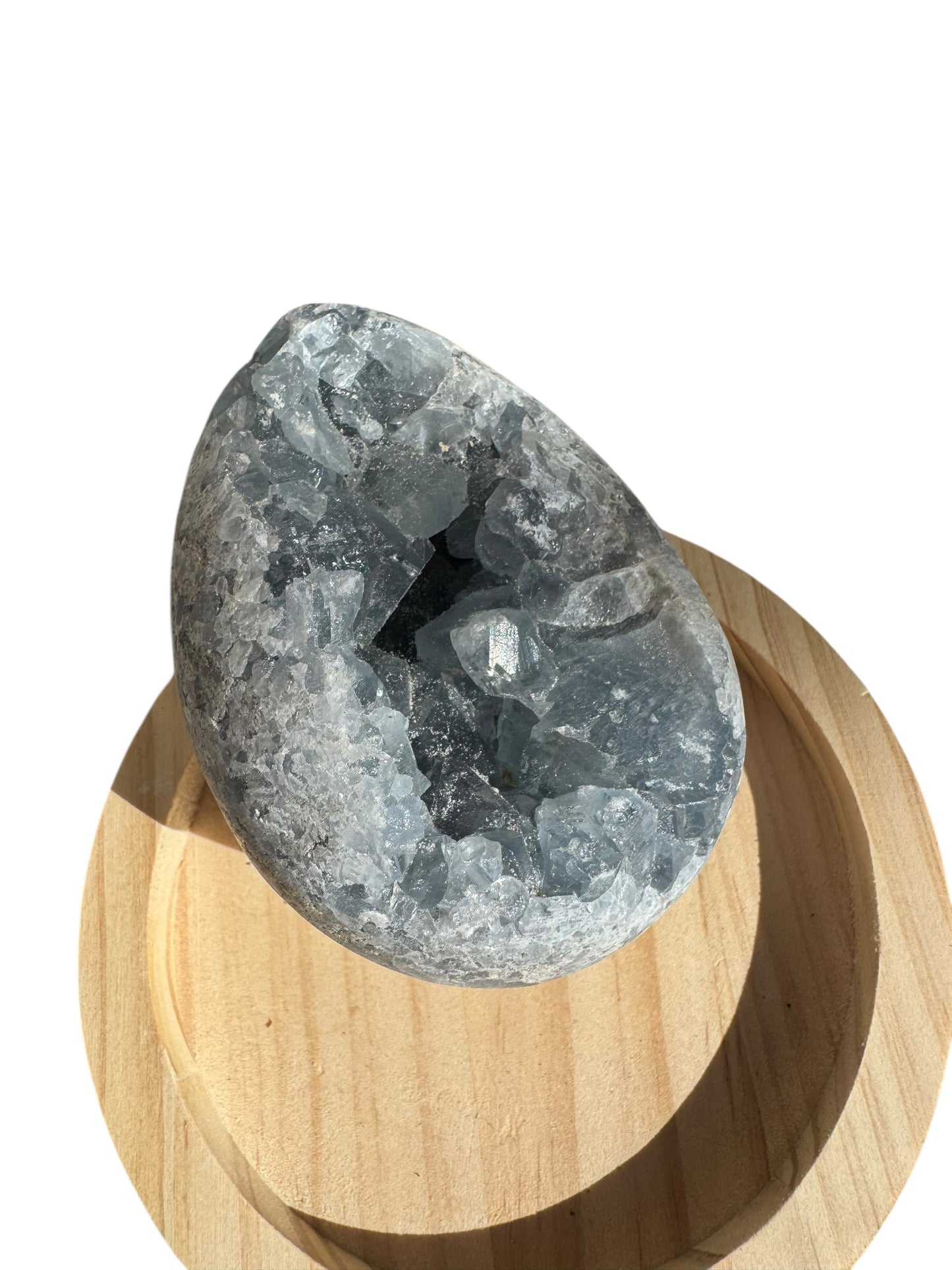Blue Celestite Egg