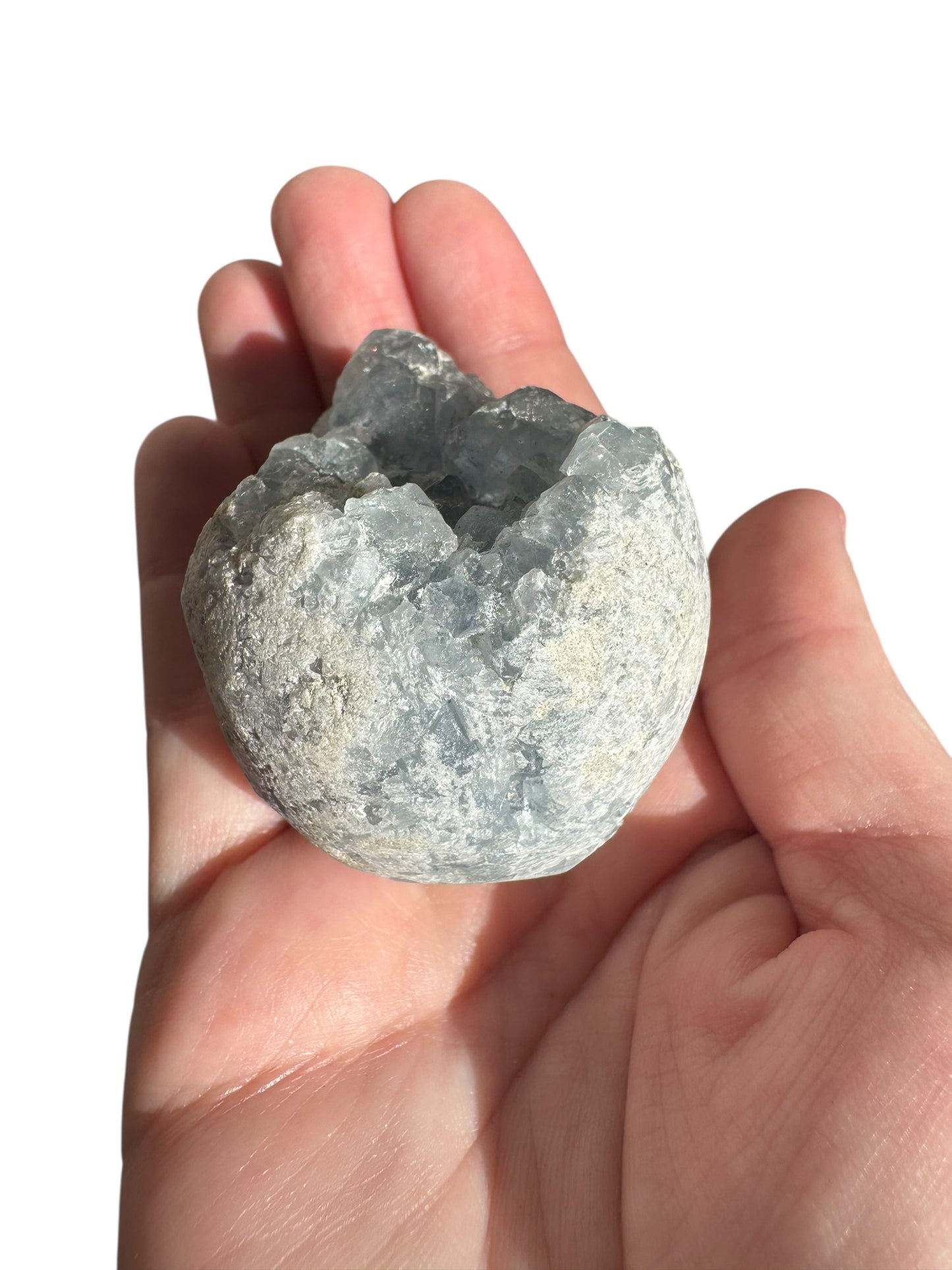 Blue Celestite Egg (Small)