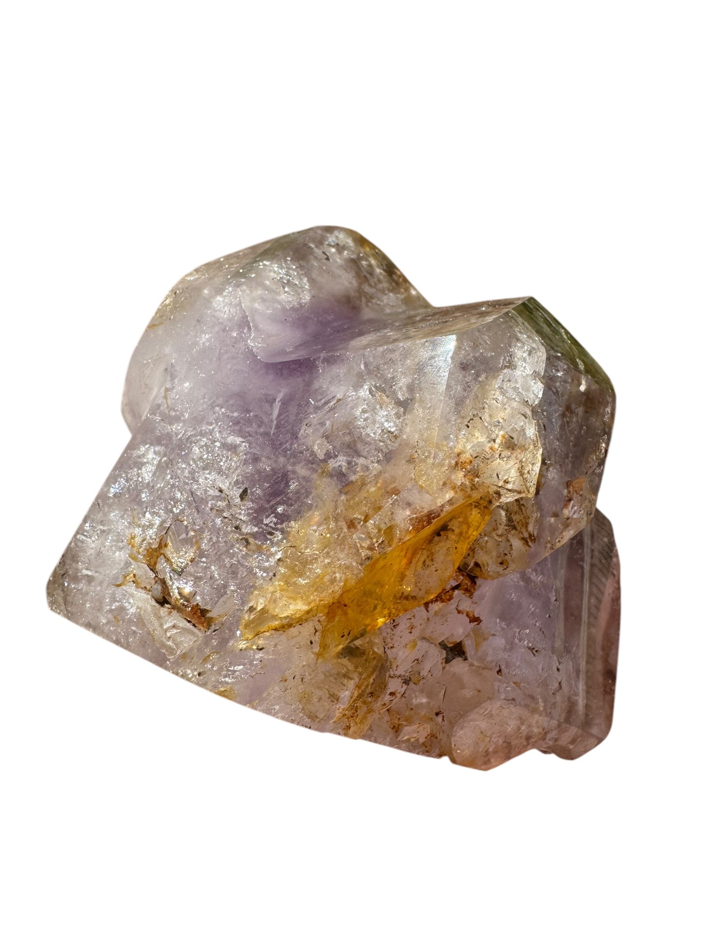 Included Quartz with Amethyst inclusion