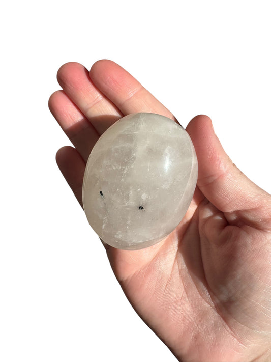 Tourmaline Quartz Palmstone