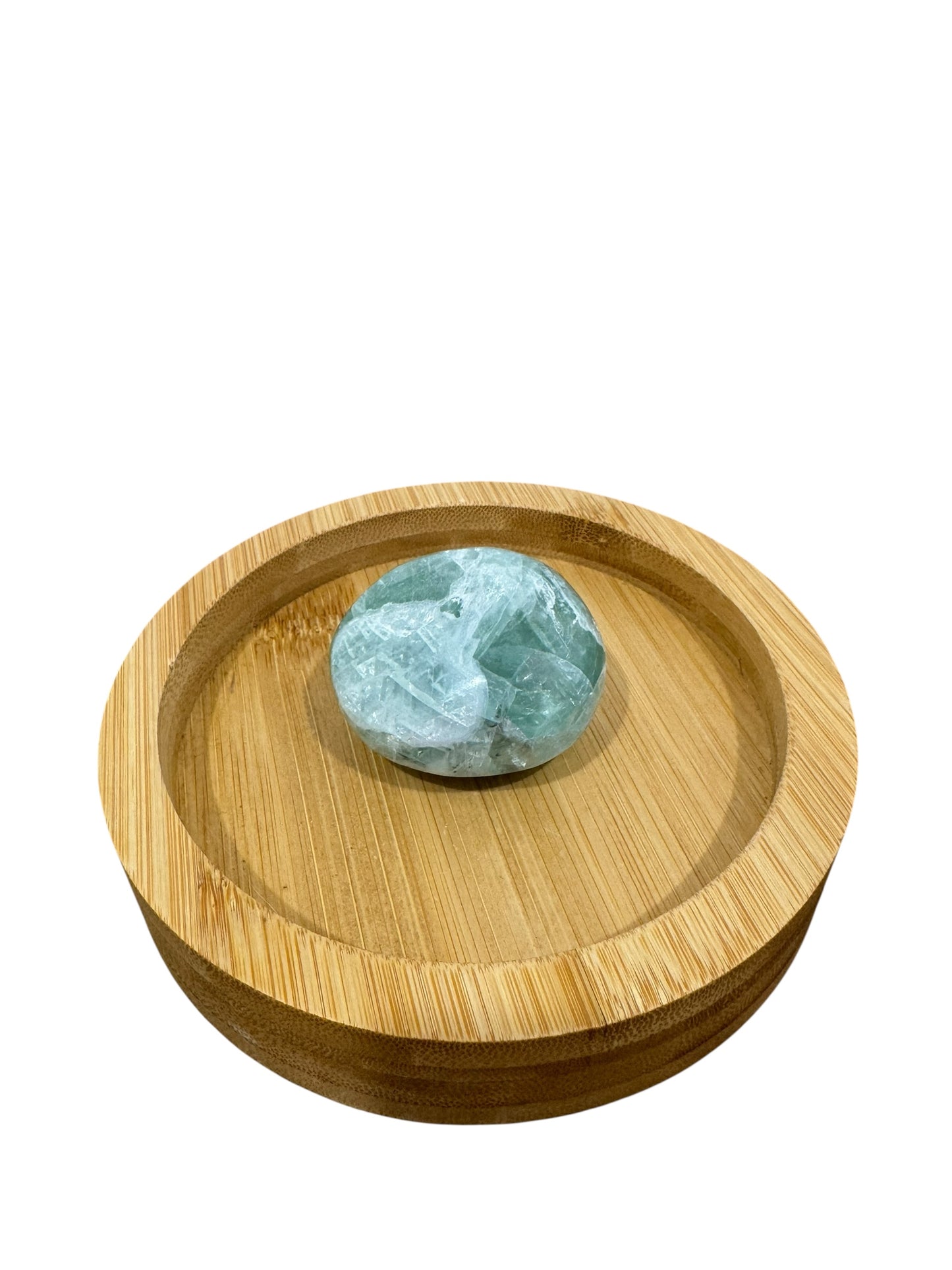 Green Fluorite palmstone (A)