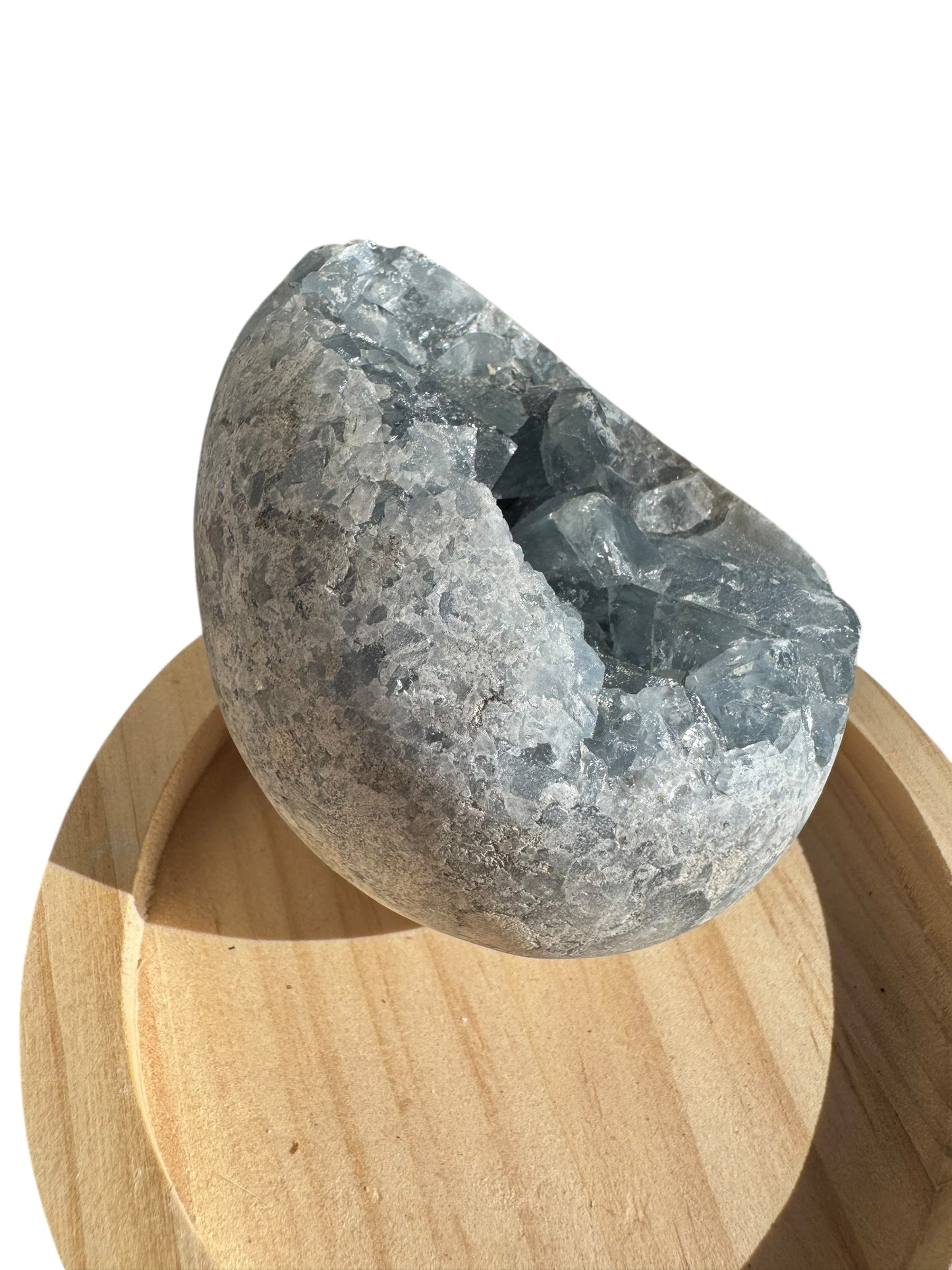 Blue Celestite Egg