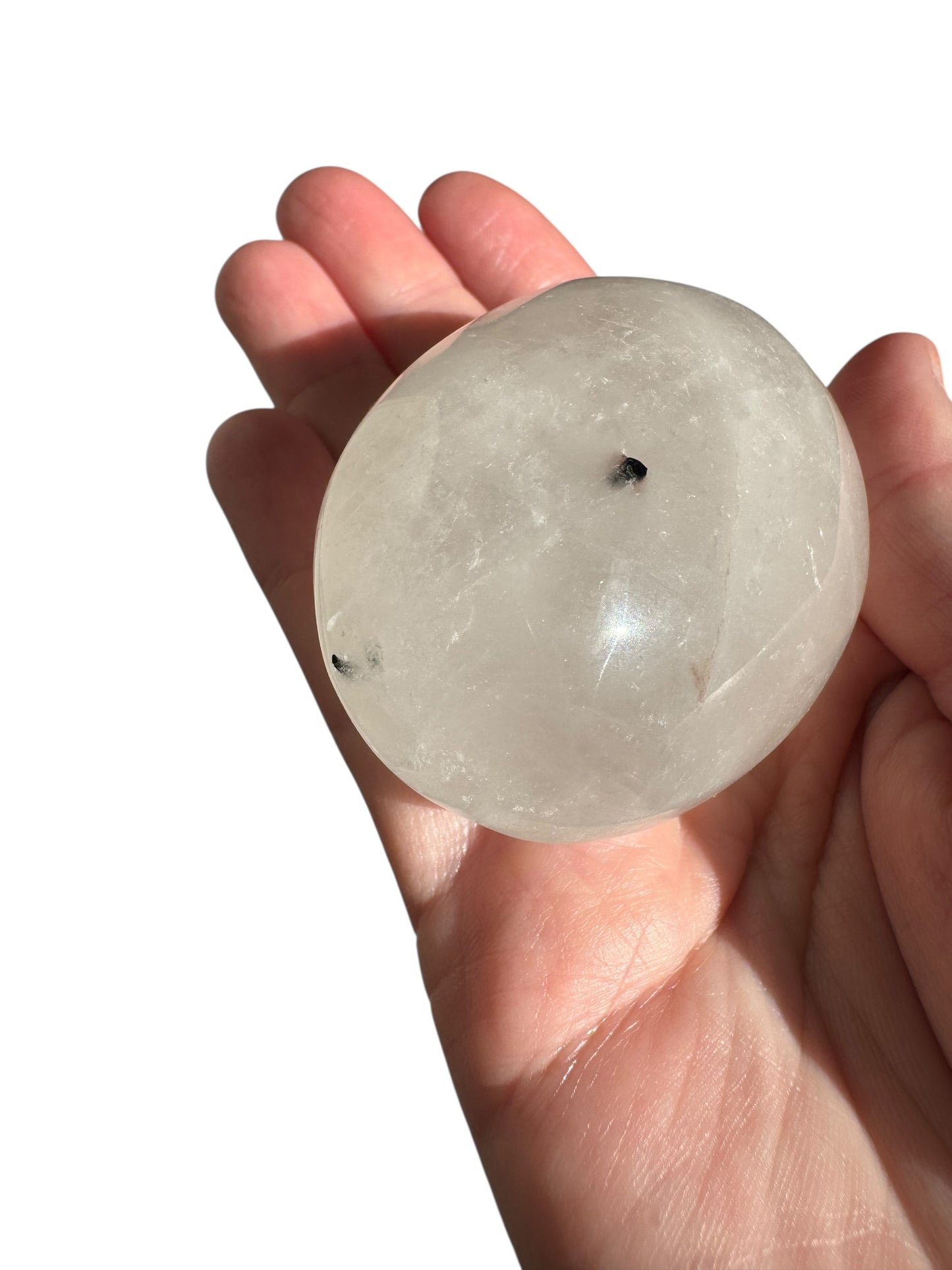 Tourmaline Quartz Palmstone