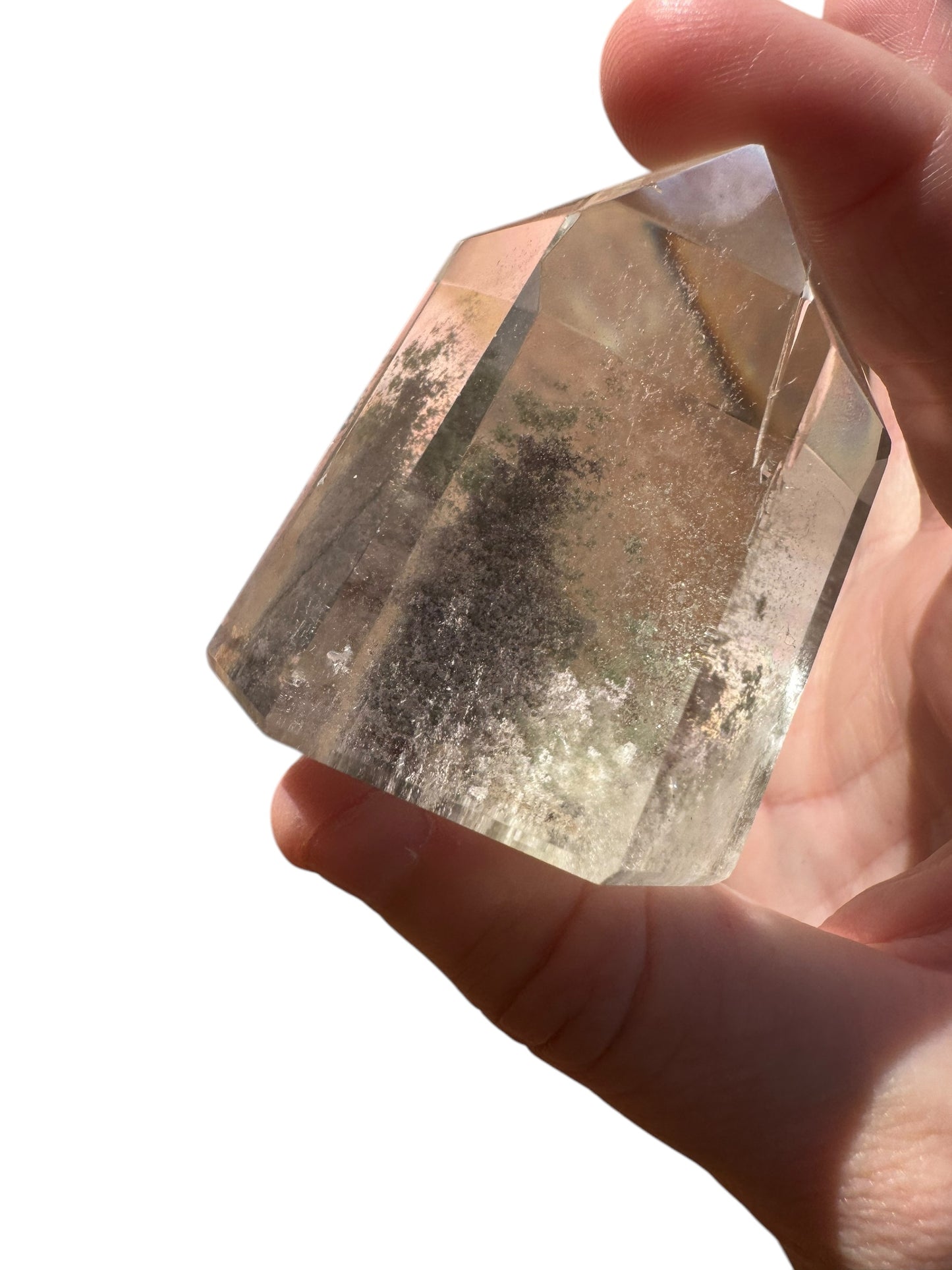 Included Clear Quartz Point