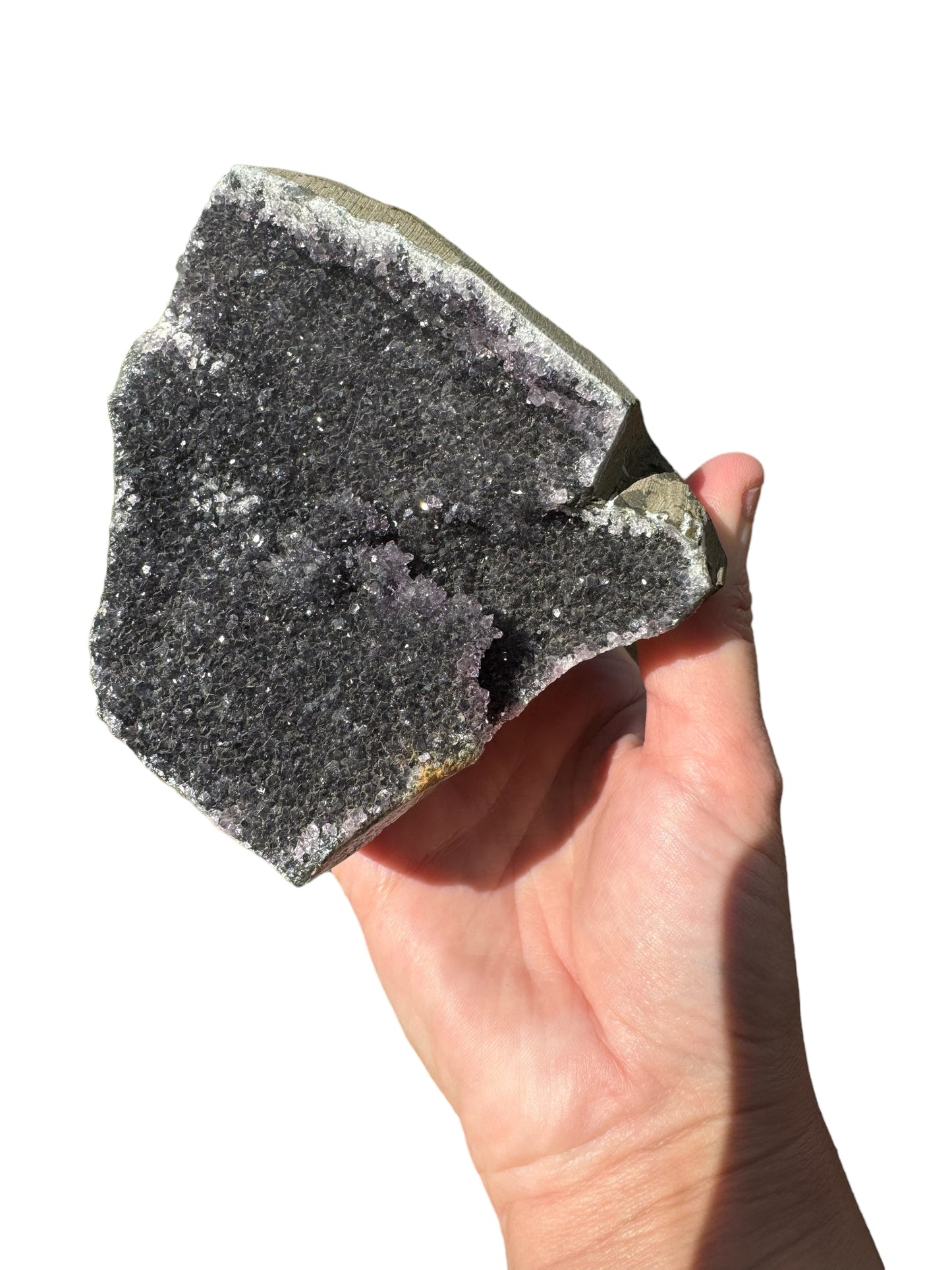 Black Amethyst Cut Base