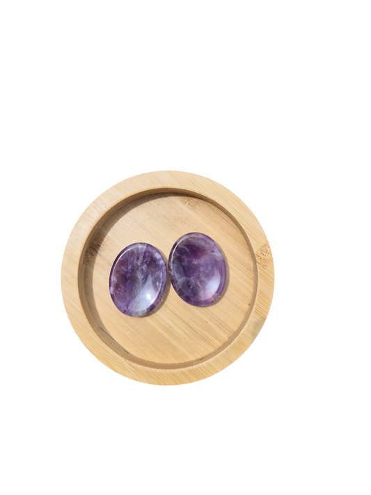 Amethyst Worry Stone