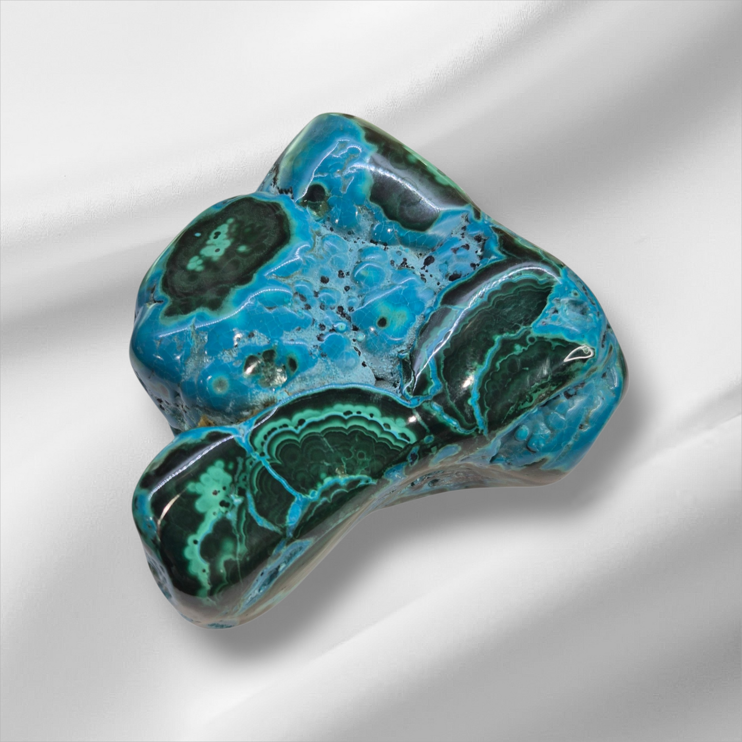 Malachite and Chrysocolla Freeform 437