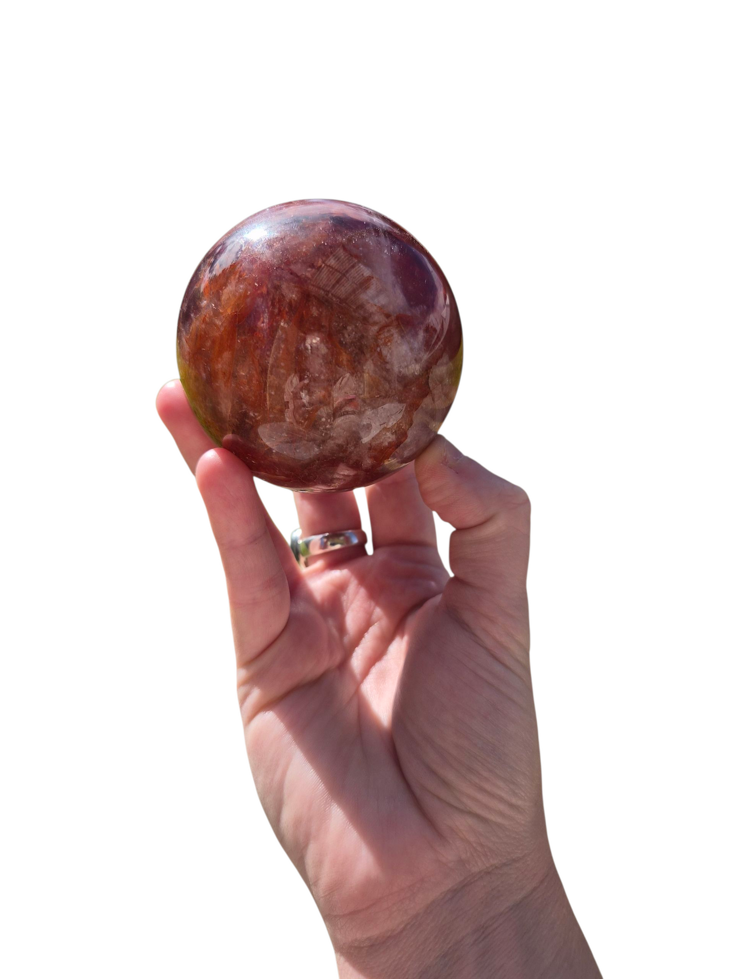 Fire Quartz Sphere