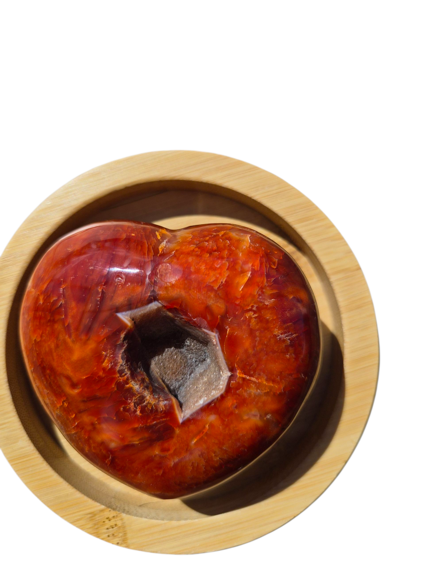Carnelian Heart Carving 400
