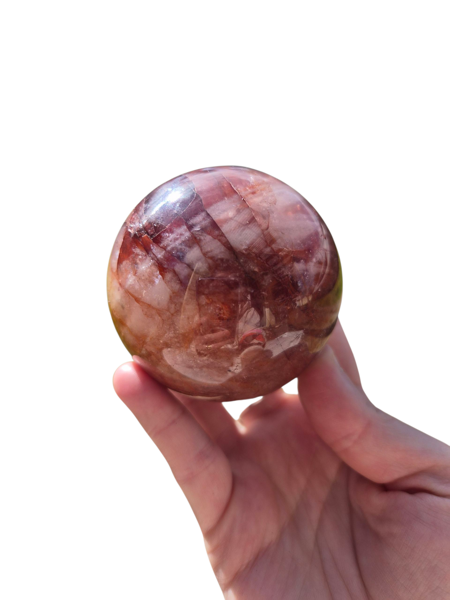 Fire Quartz Sphere