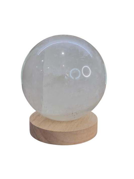 Calcite Sphere with Rainbows #2536