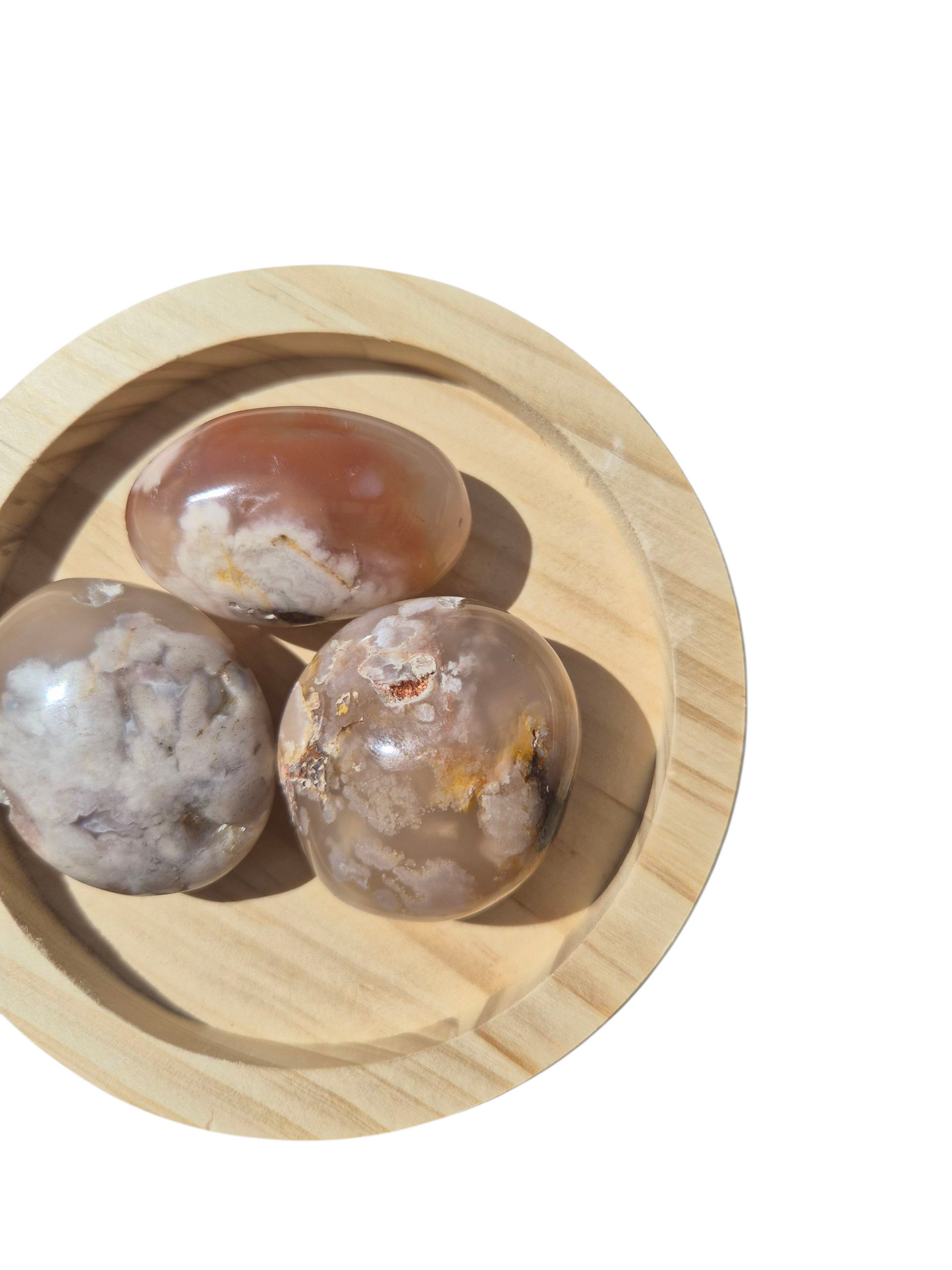 Flower Agate Palmstone