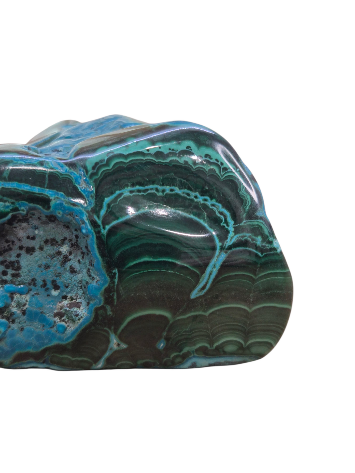 Malachite and Chrysocolla Freeform 437