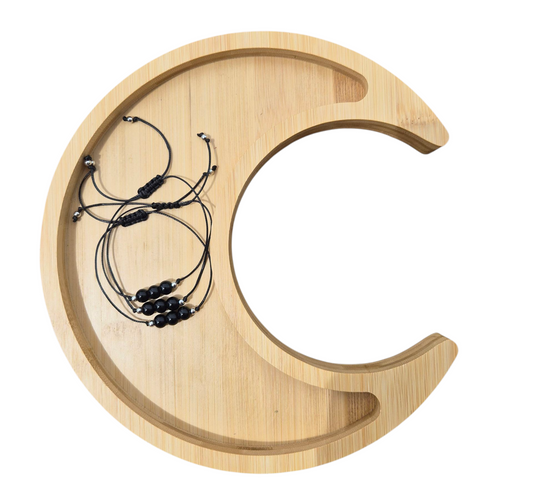 Black Obsidian 3Bead Bracelet