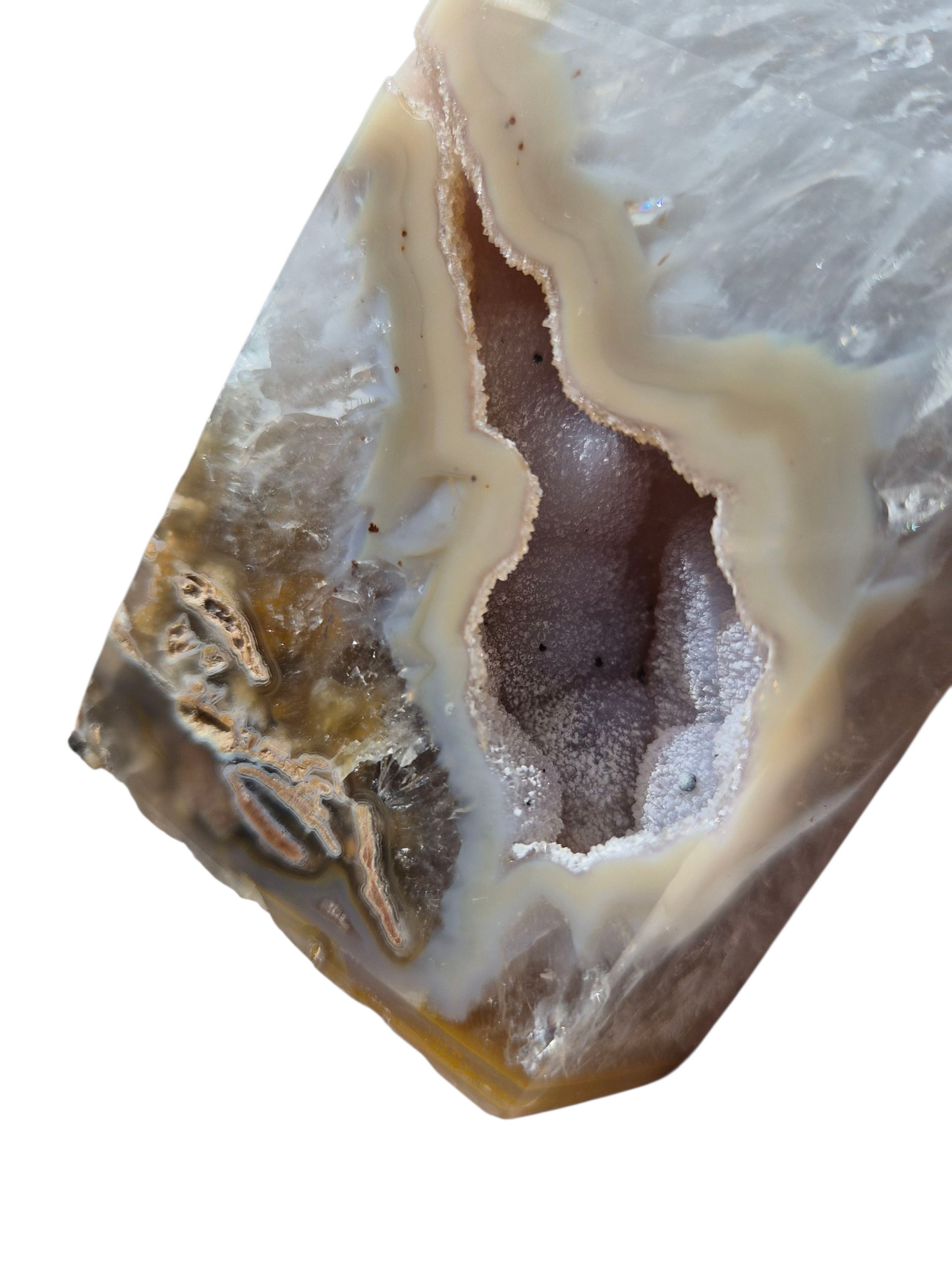 Druzy Agate Tower