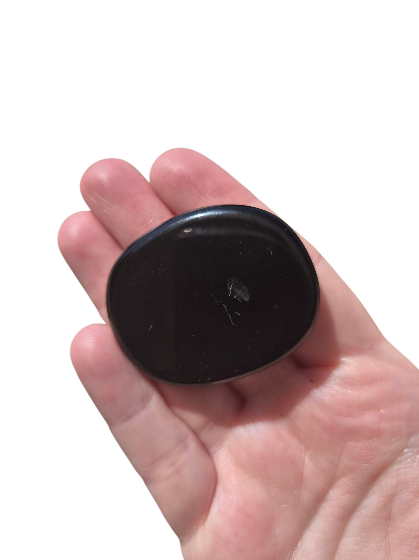 Black Obsidian Flatstone