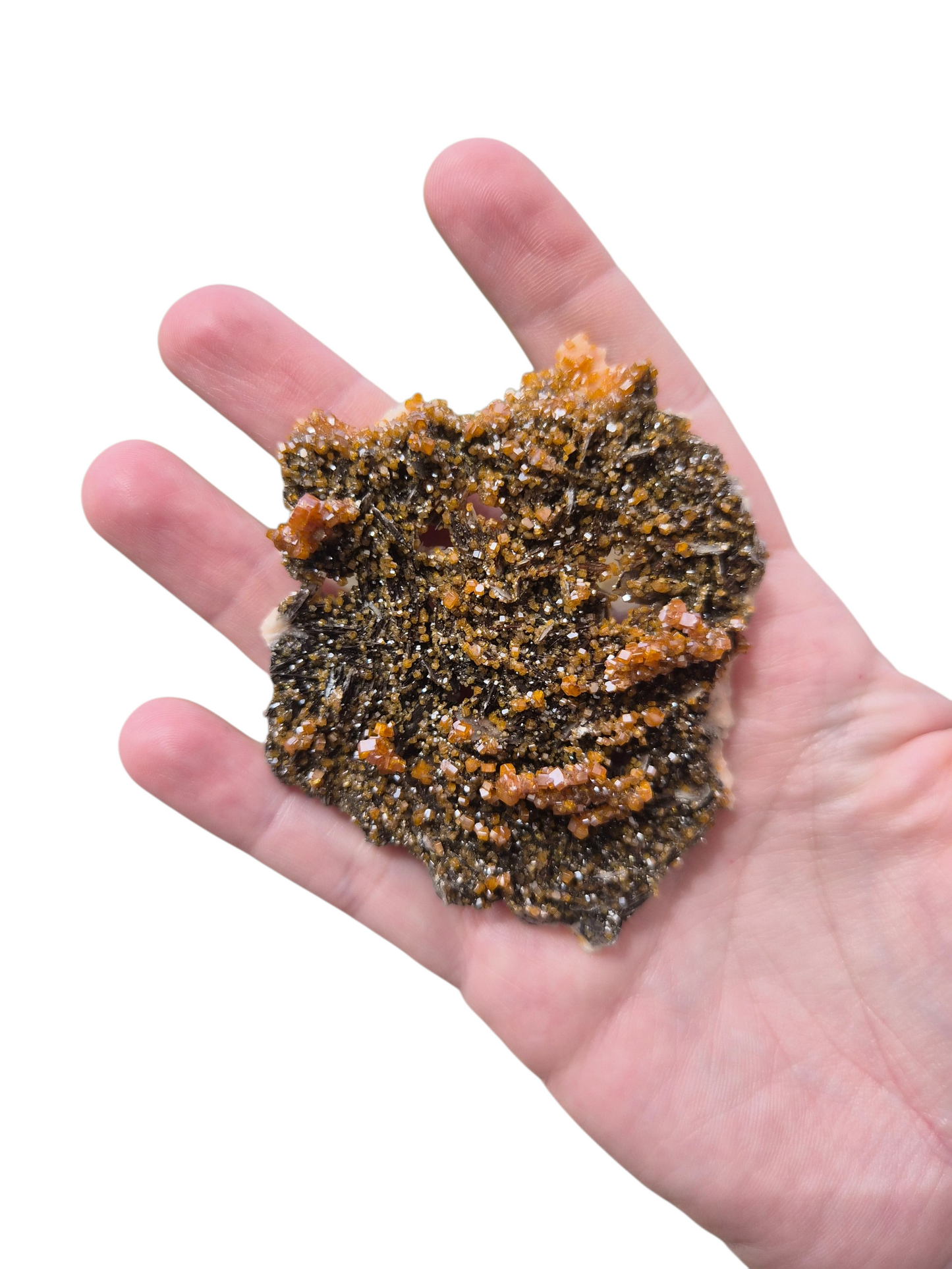 Vanadinite & Black Barite - Morocco 75