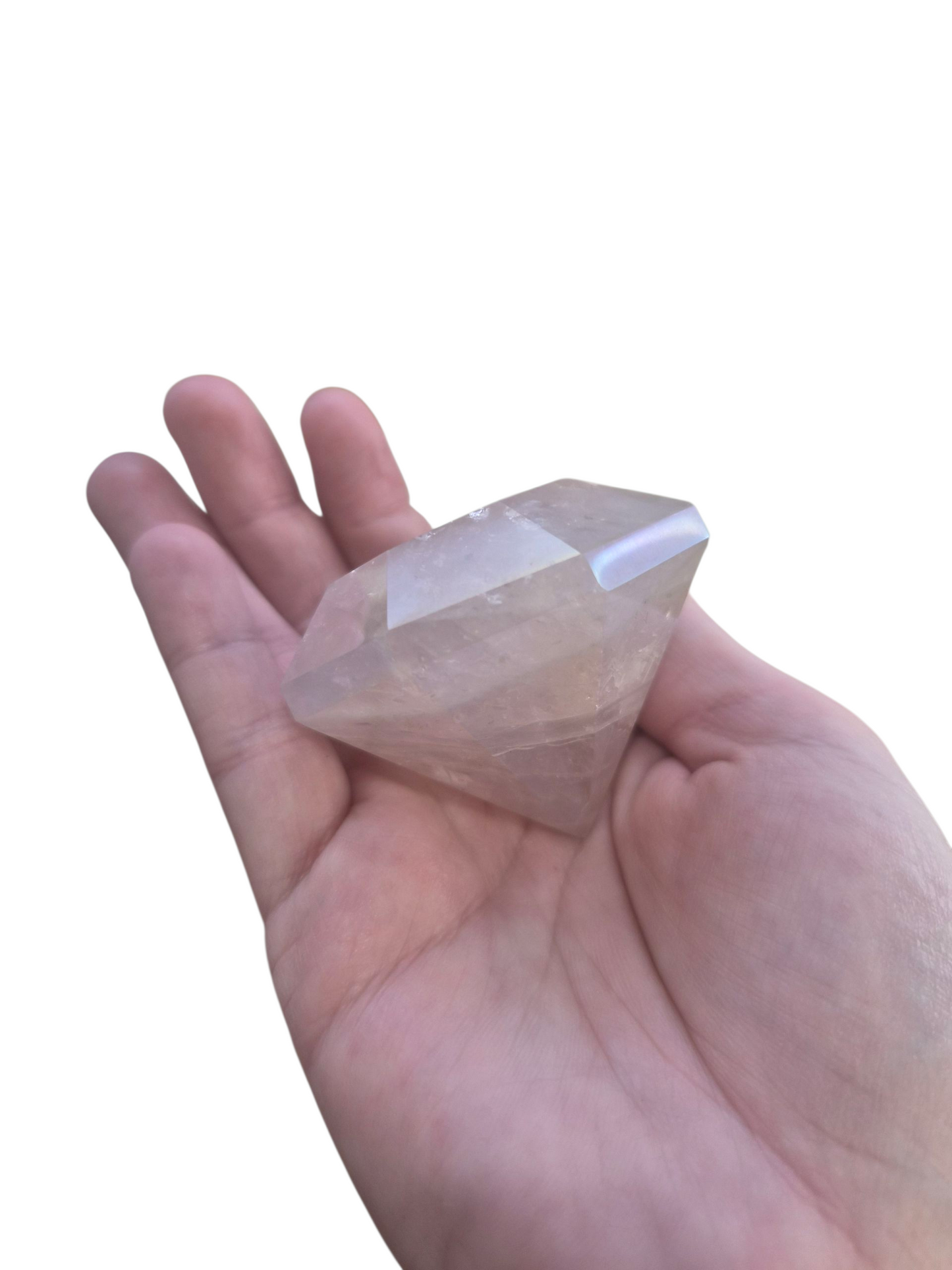 Rose Quartz Aura Diamond #B