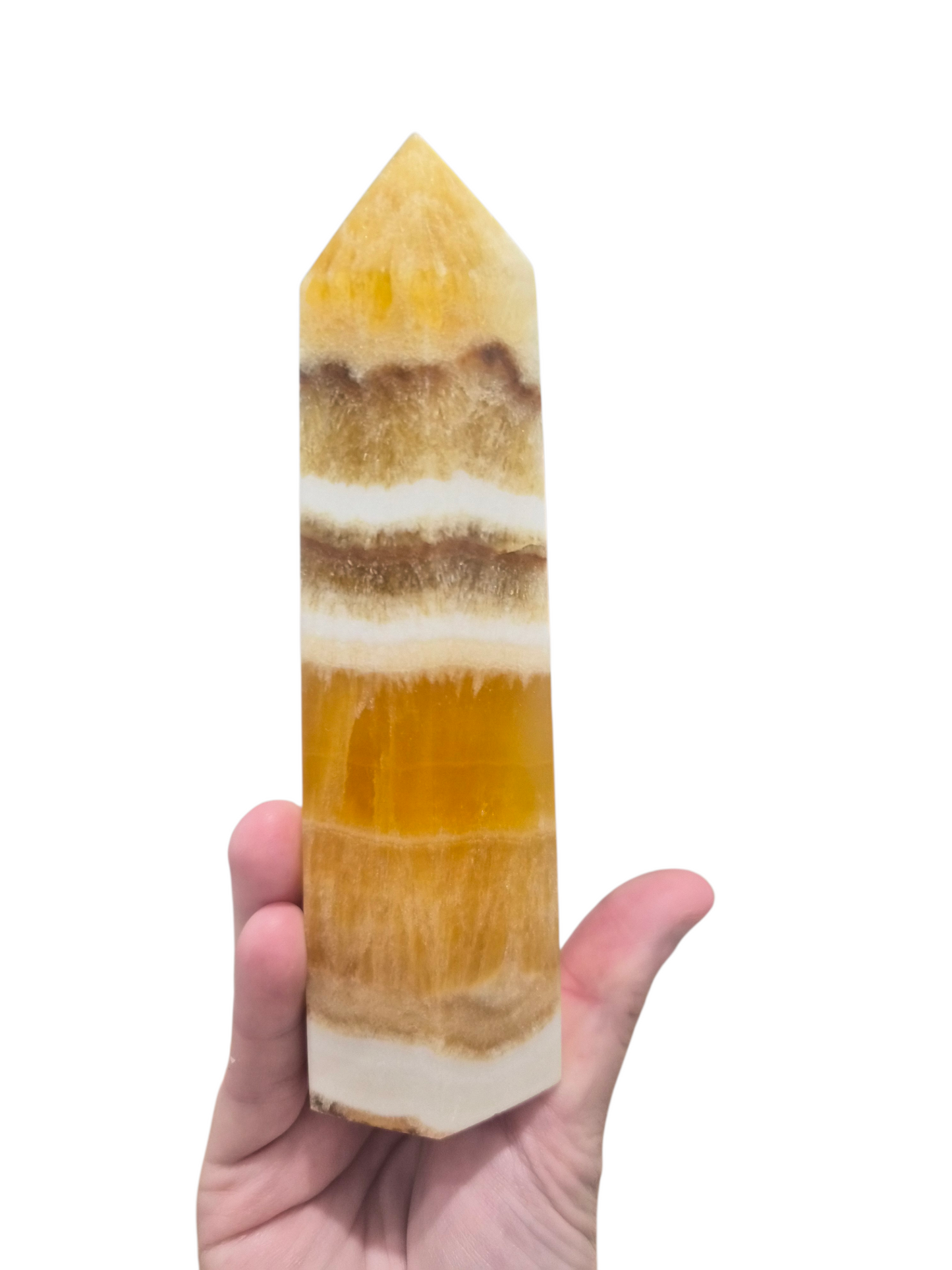 Honey Calcite Tower #B 432