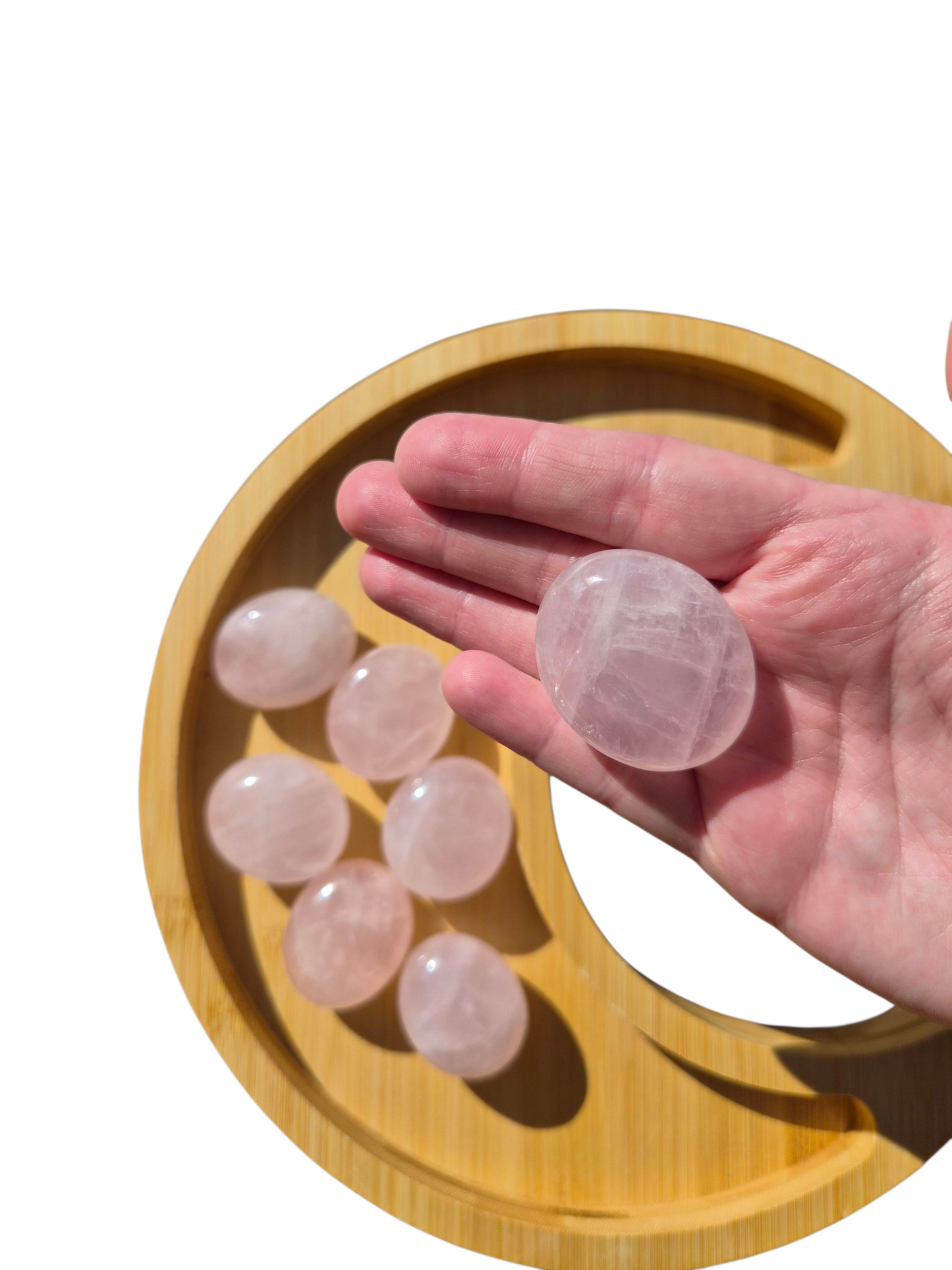 Rose Quartz Mini Palmstone