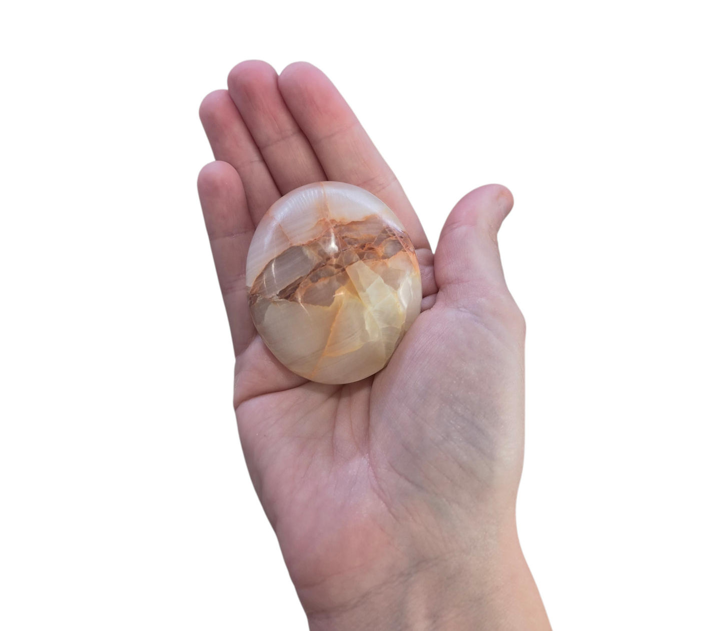Peach Onyx Palmstone