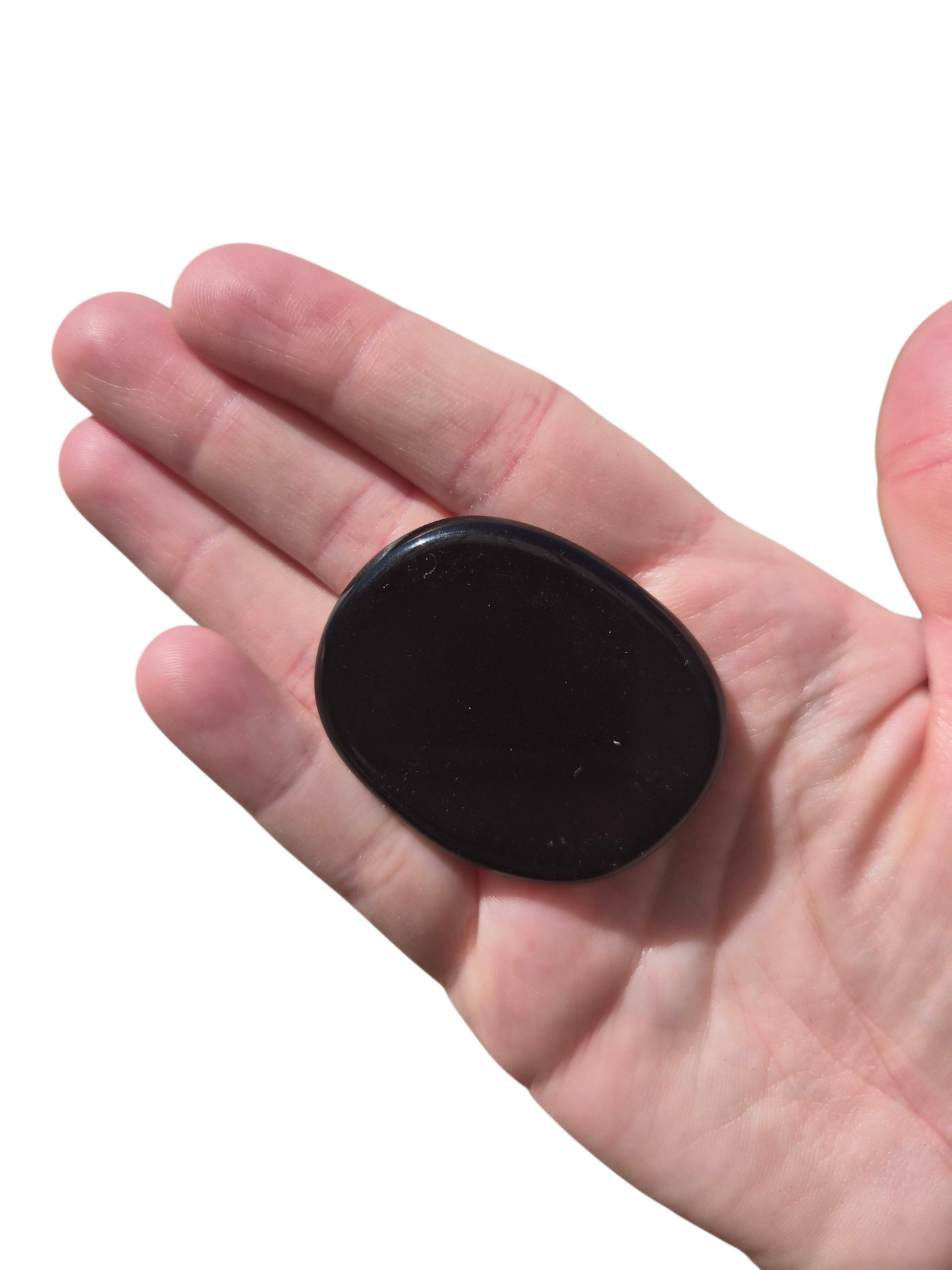 Black Obsidian Flatstone