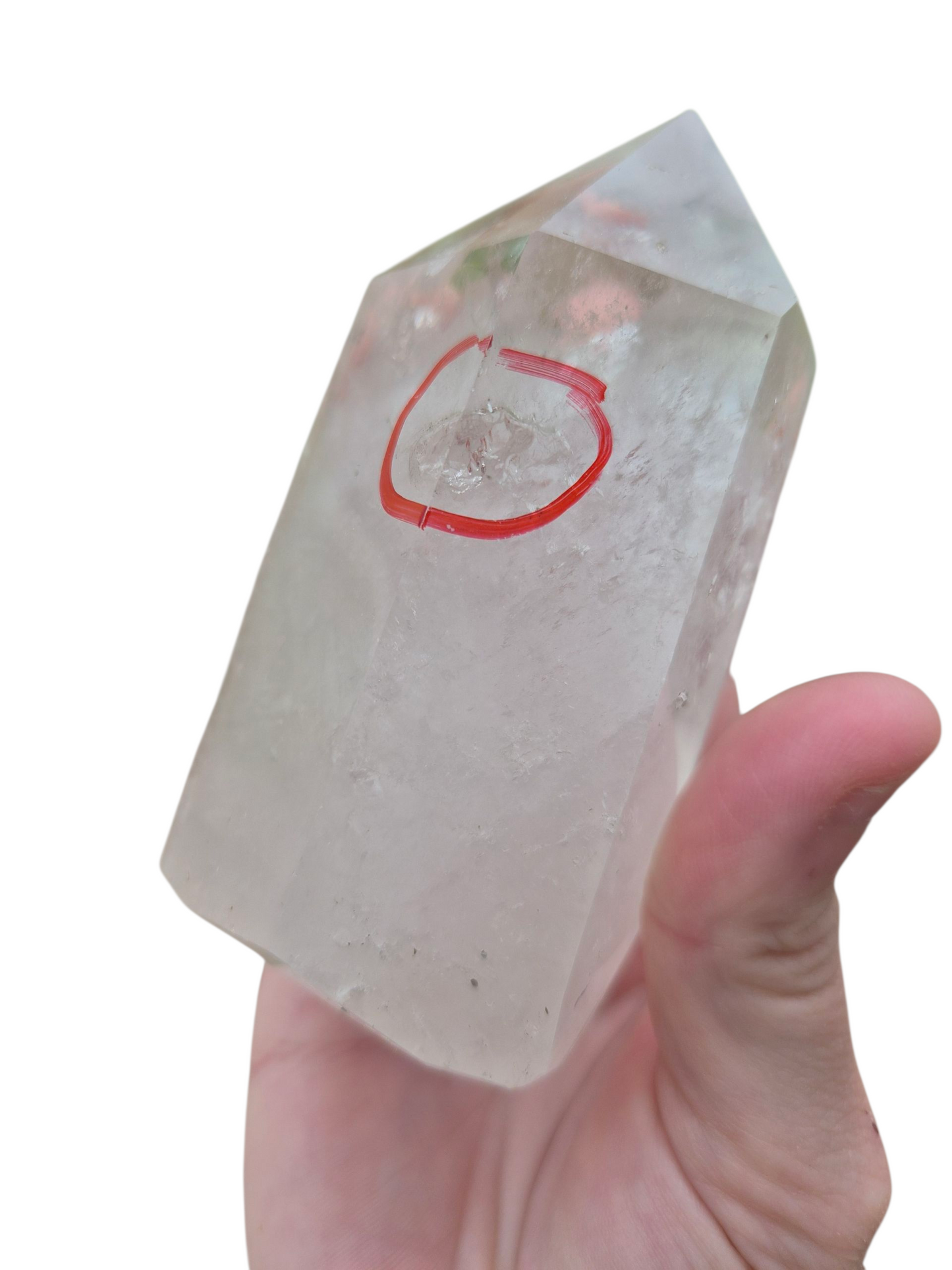 Clear Quartz Enhydro Tower 383g