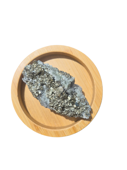 Pyrite with Quartz - #A 229