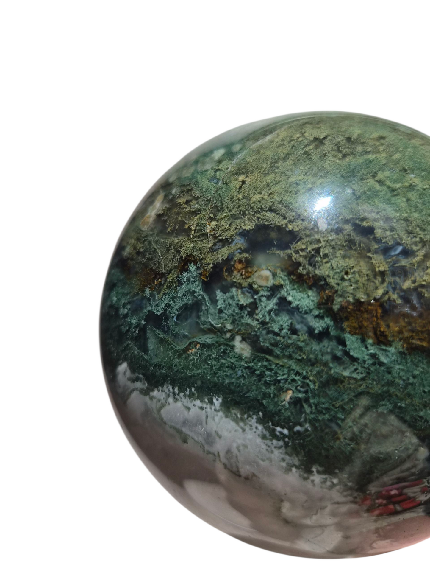 Moss Agate Sphere 1990
