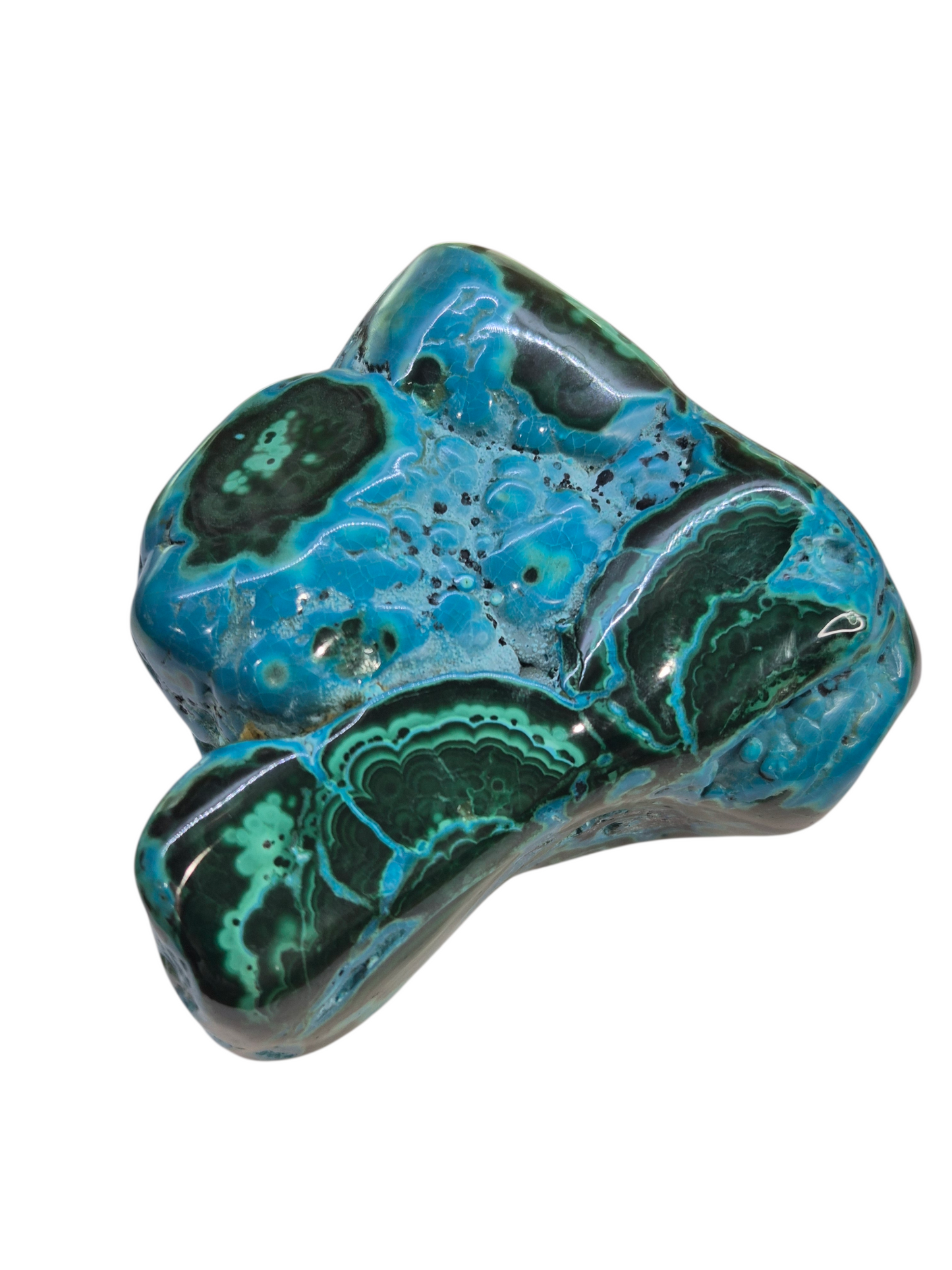 Malachite and Chrysocolla Freeform 437