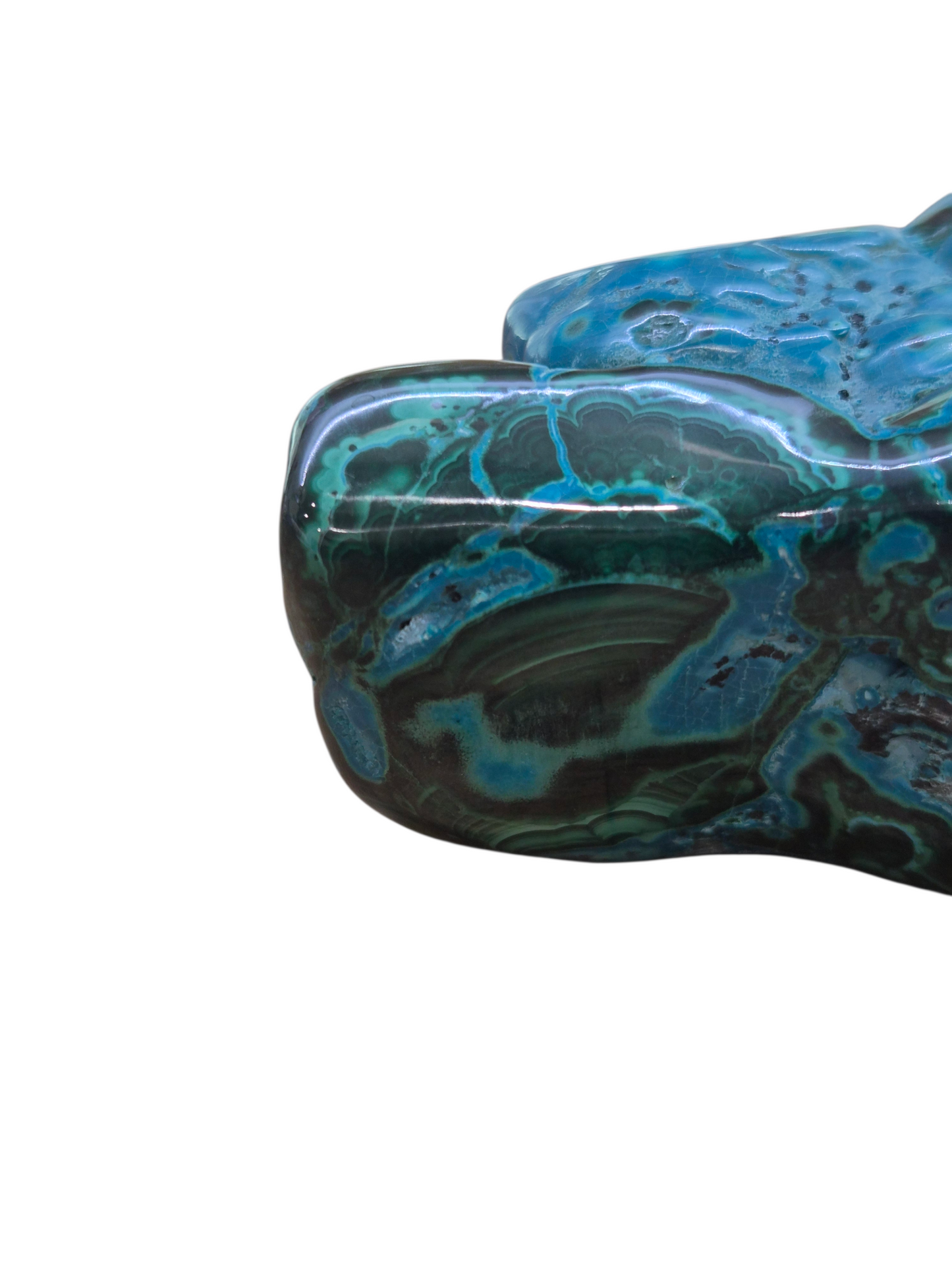 Malachite and Chrysocolla Freeform 437
