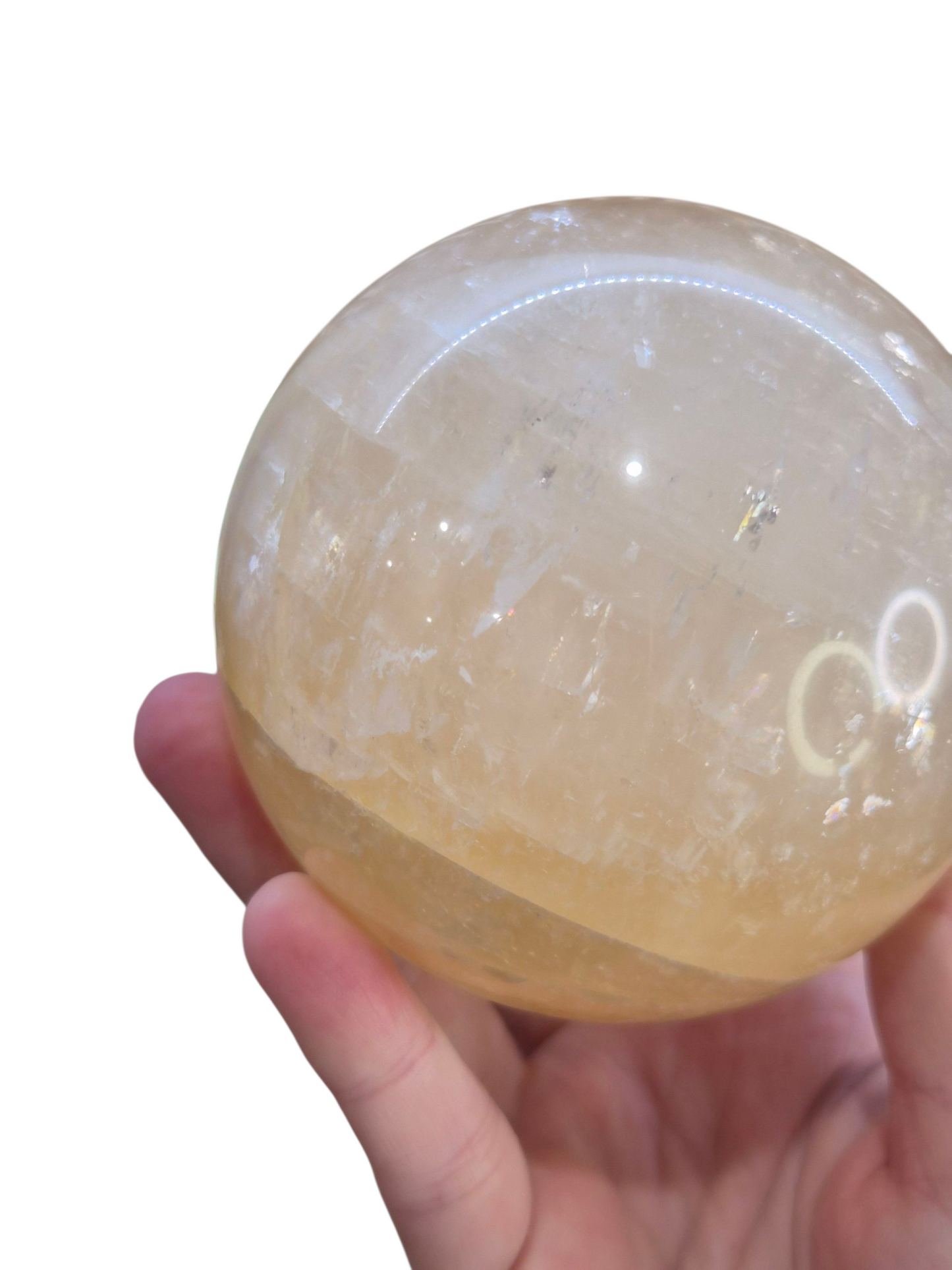 Honey Calcite Sphere 766