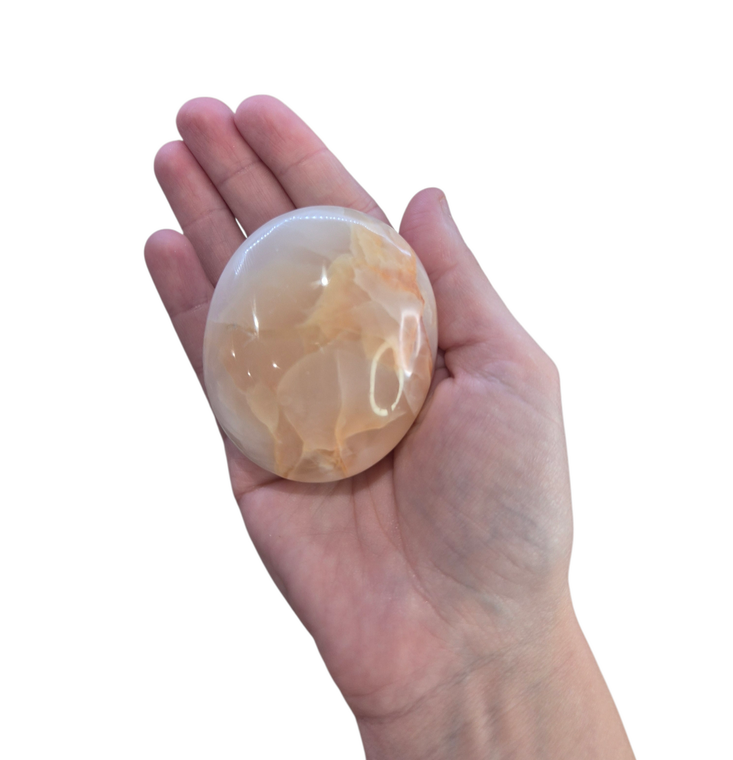 Peach Onyx Palmstone