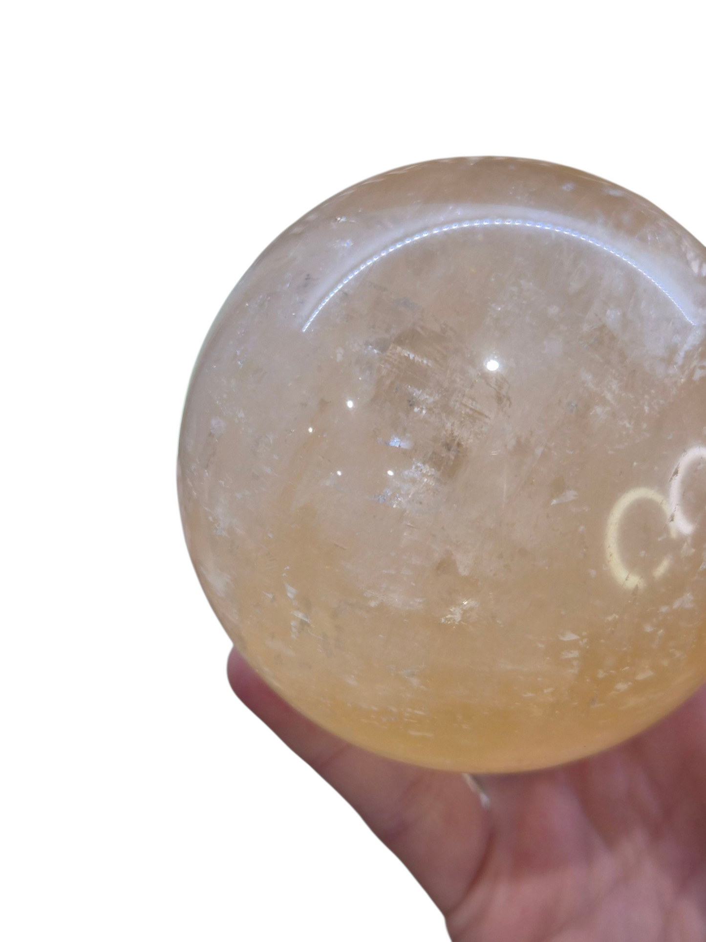 Honey Calcite Sphere 766