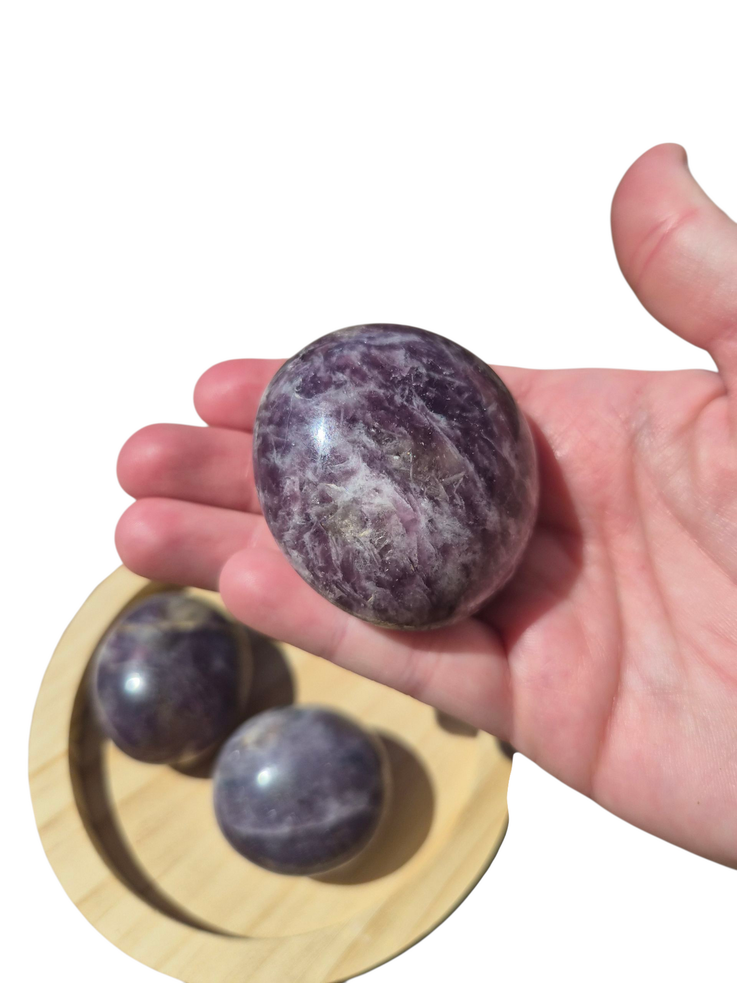 Lepidolite Palmstone