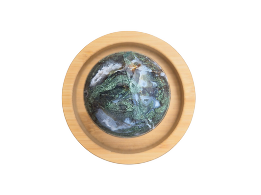 Moss Agate Sphere #D 436