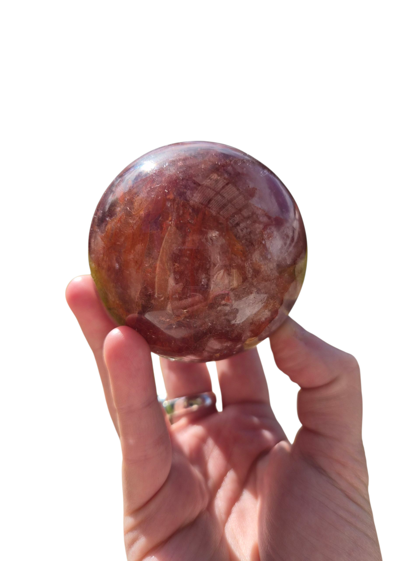 Fire Quartz Sphere