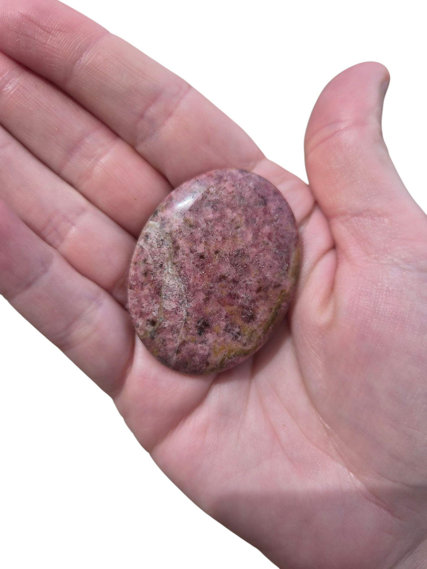 Rhodonite Worry Stone