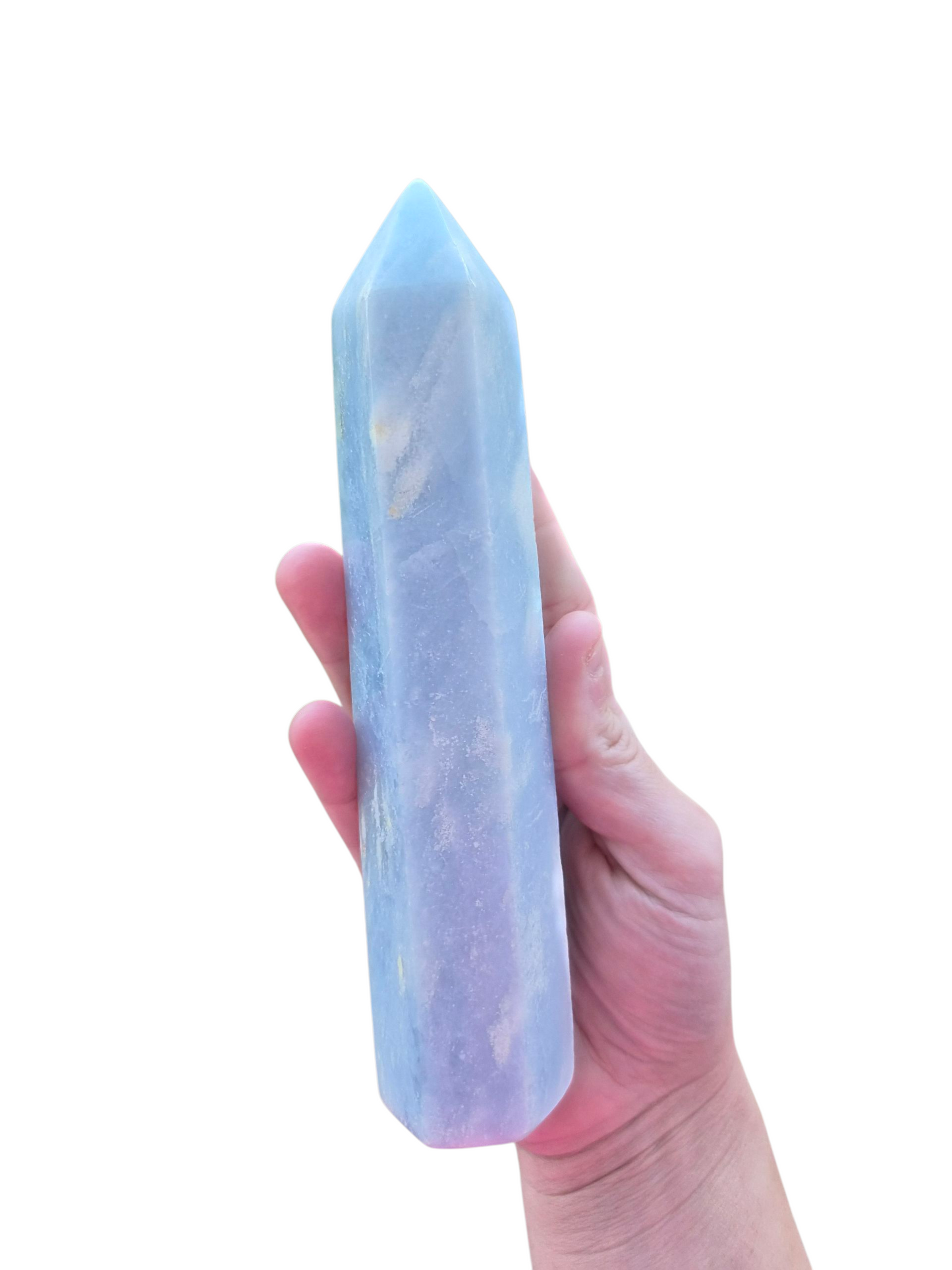 Blue Calcite Tower 393