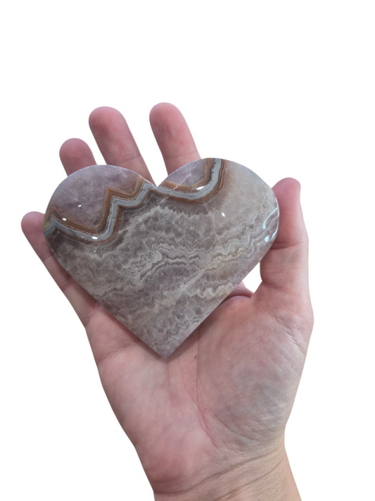Agate Heart Carving 214