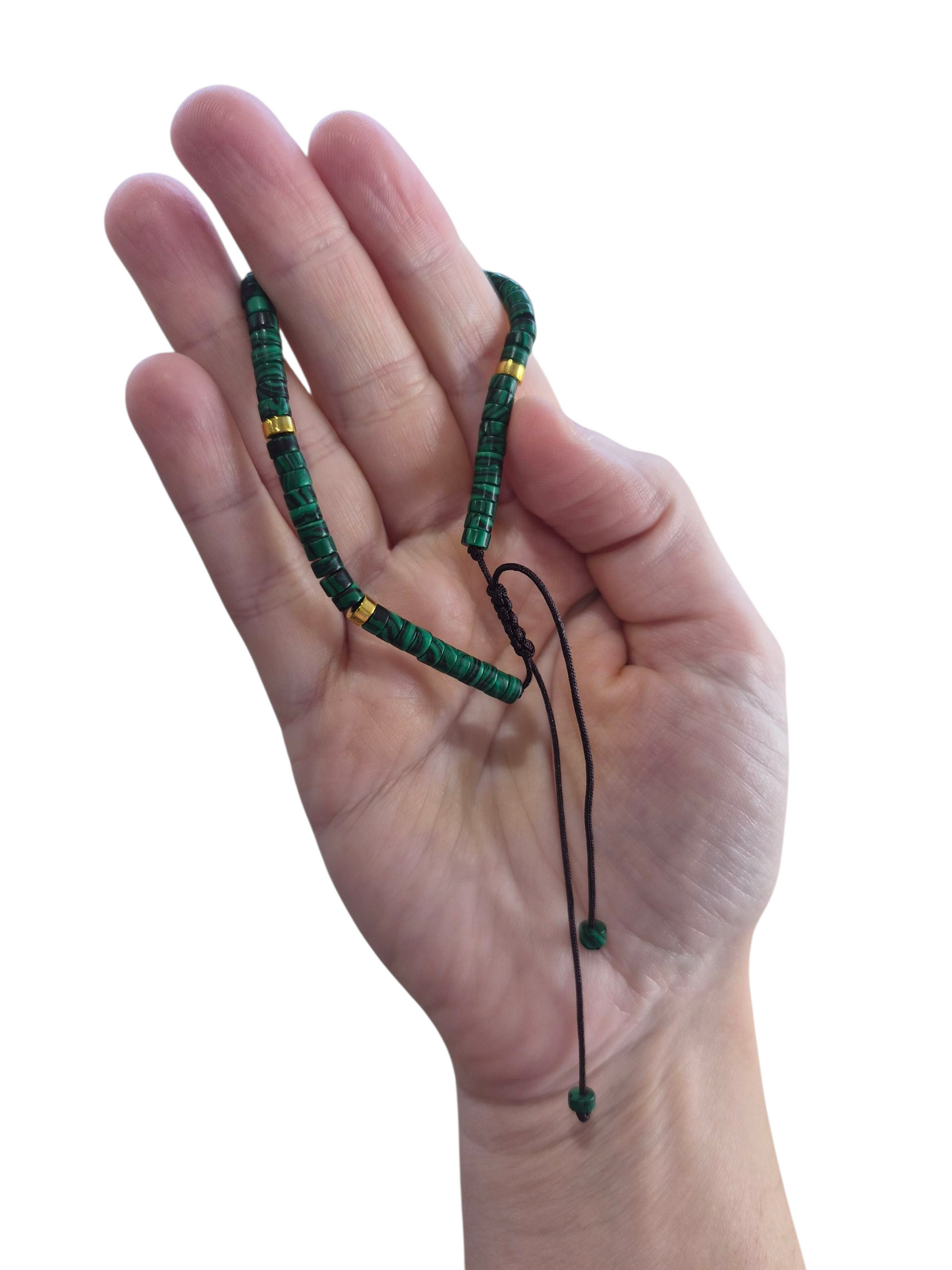 Malachite Cord Bracelet