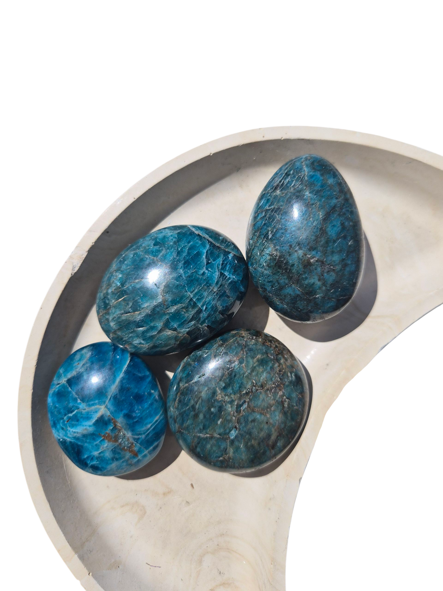 Blue Apatite Palmstone