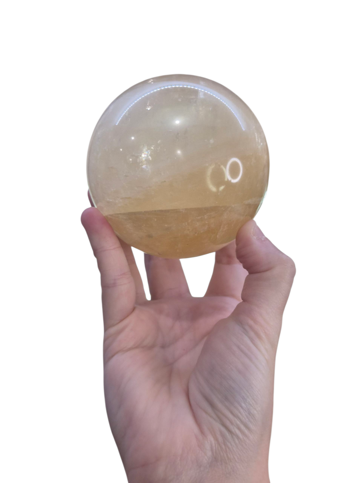 Honey Calcite Sphere 766