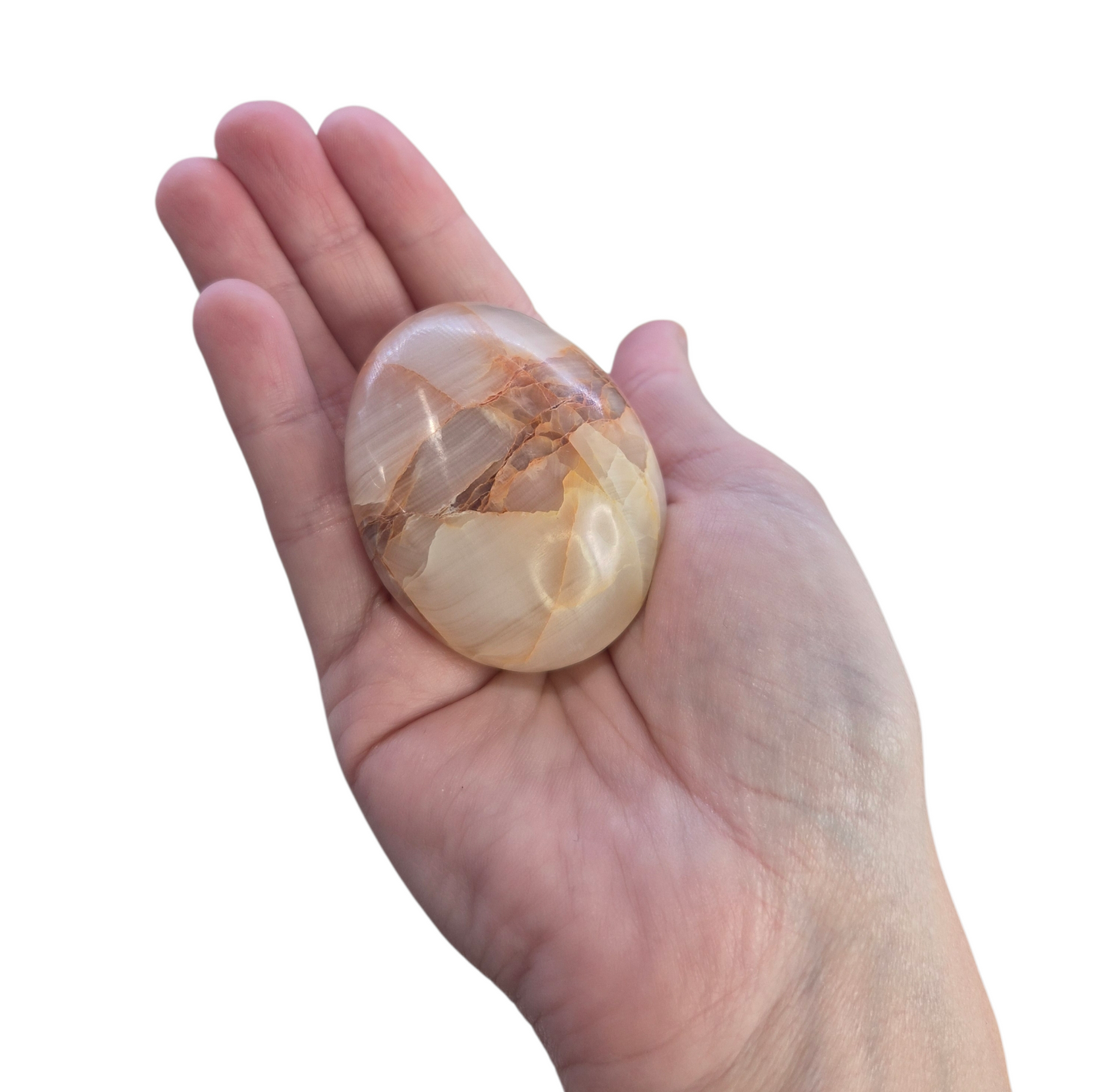 Peach Onyx Palmstone