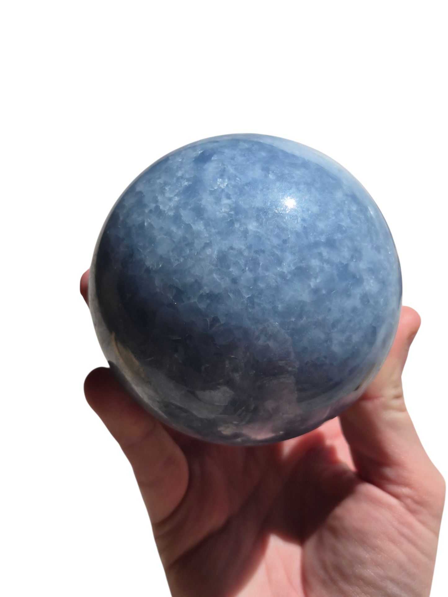 Blue Celestite Sphere 770